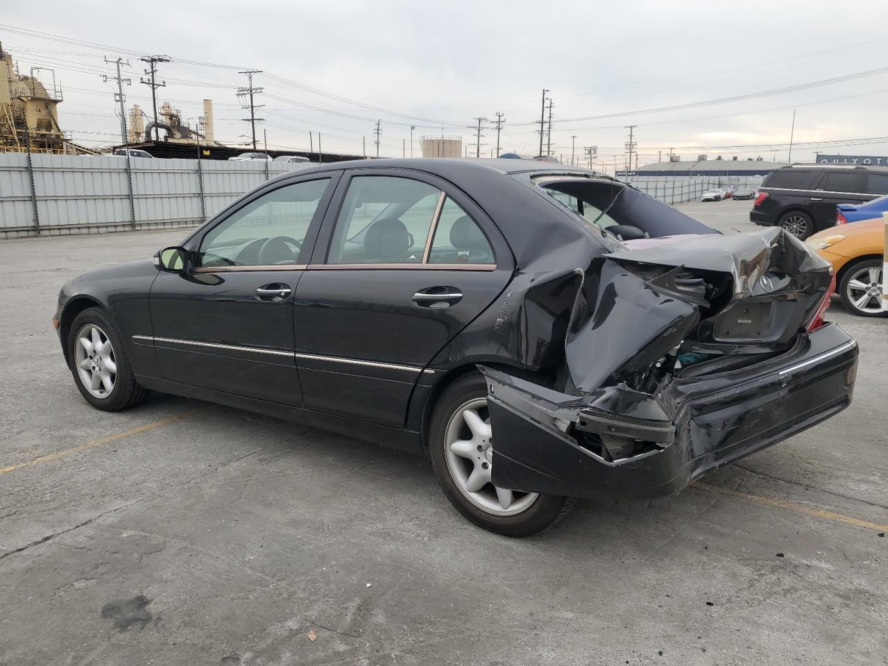 2003 Mercedes-benz C 240 Black vin: WDBRF61J93F396686