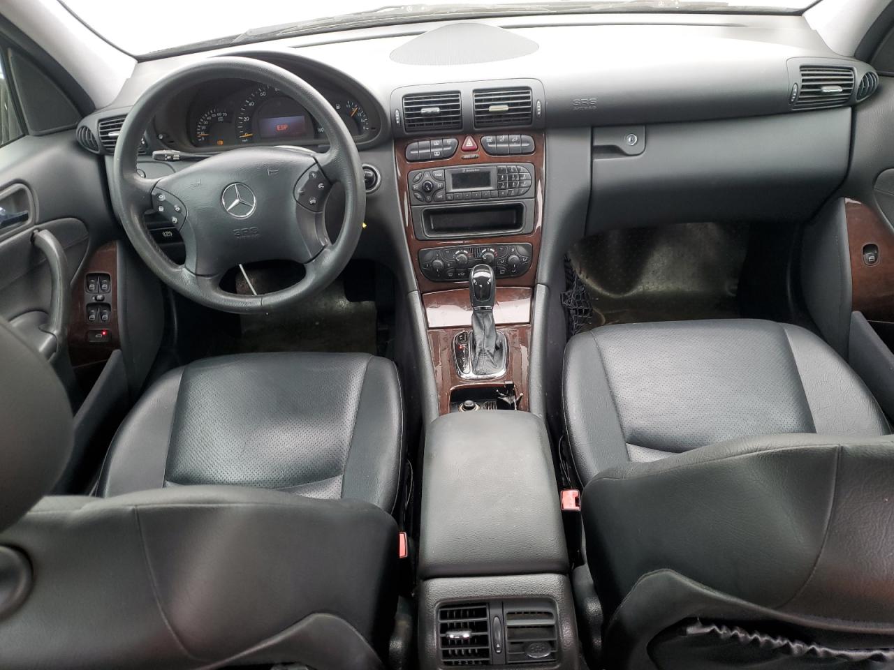 2003 Mercedes-benz C 240 Black vin: WDBRF61J93F396686