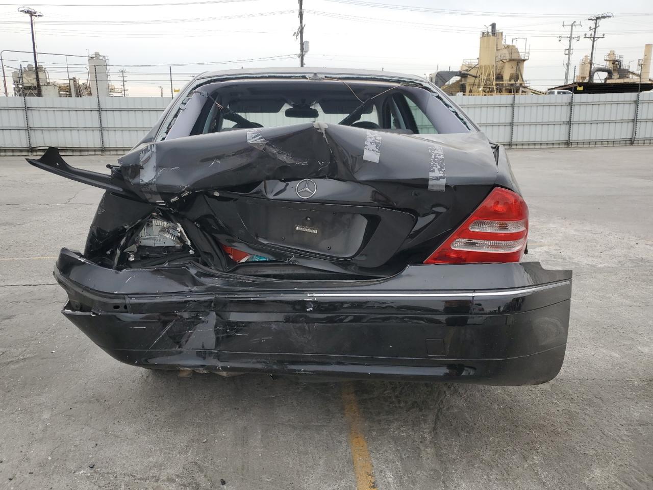 2003 Mercedes-benz C 240 Black vin: WDBRF61J93F396686