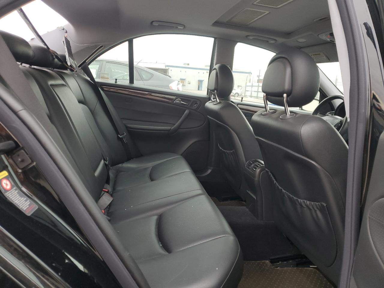 2003 Mercedes-benz C 240 Black vin: WDBRF61J93F396686
