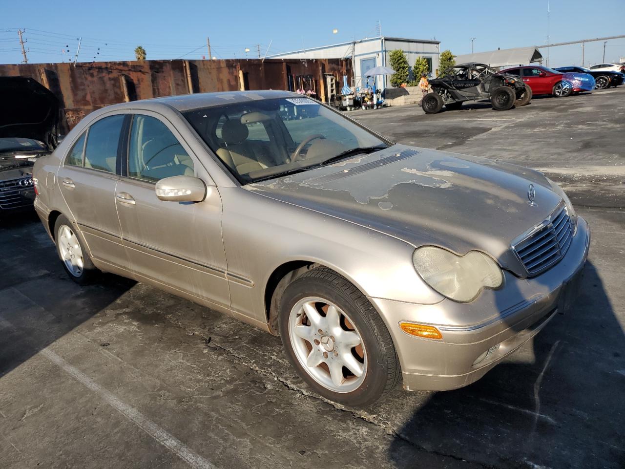 2002 Mercedes-benz C 240 Gold vin: WDBRF61JX2F136182