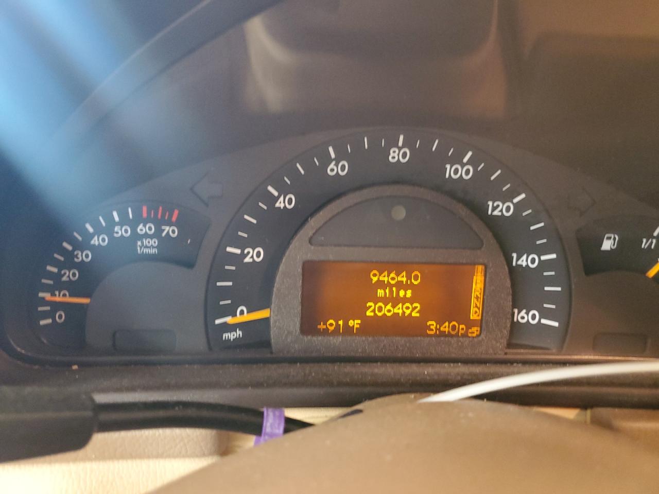 2002 Mercedes-benz C 240 Белый vin: WDBRF61JX2F172972