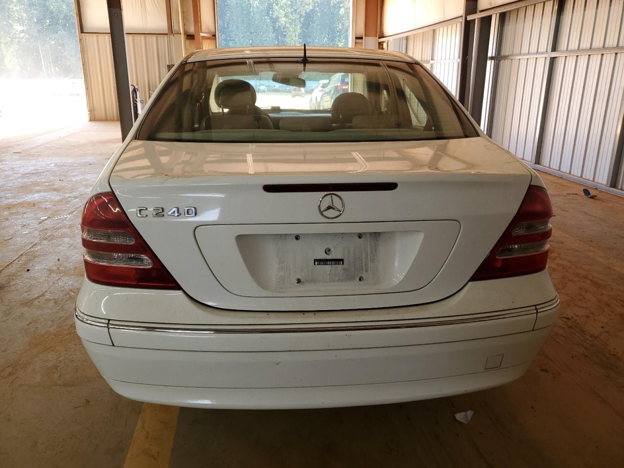 2002 Mercedes-benz C 240 Белый vin: WDBRF61JX2F172972