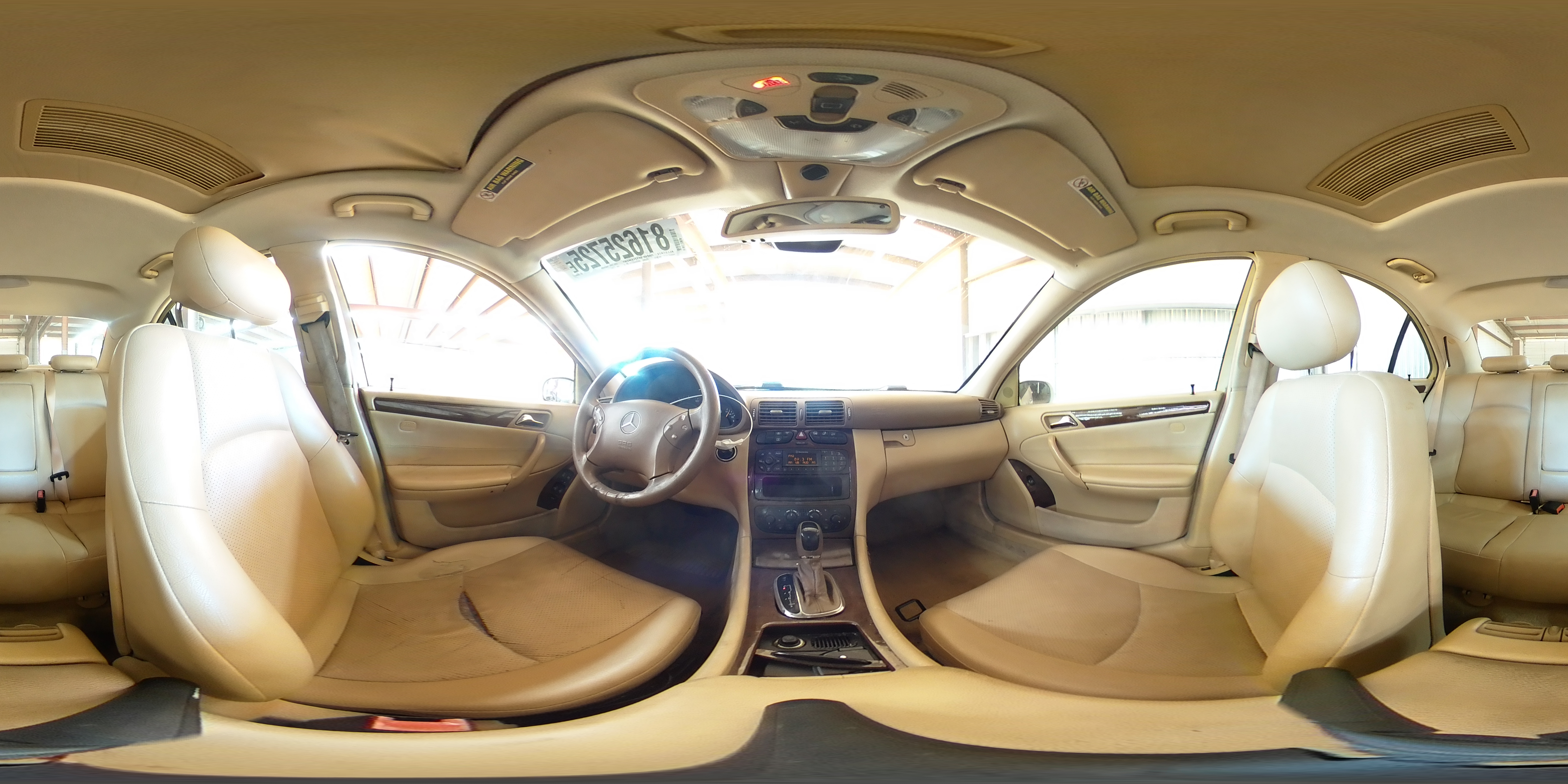 2002 Mercedes-benz C 240 Белый vin: WDBRF61JX2F172972
