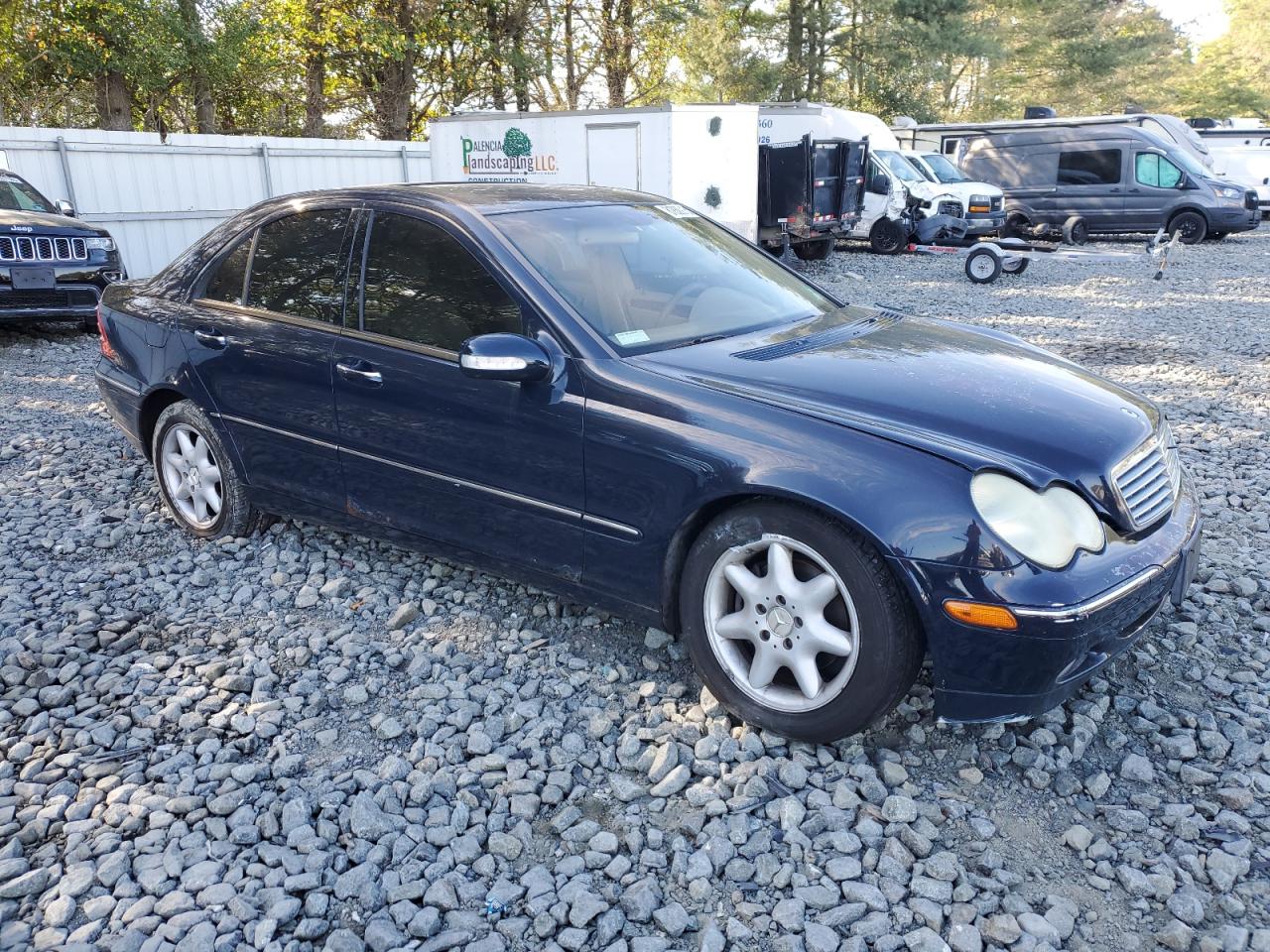 2003 Mercedes-benz C 240 Синий vin: WDBRF61JX3A482957