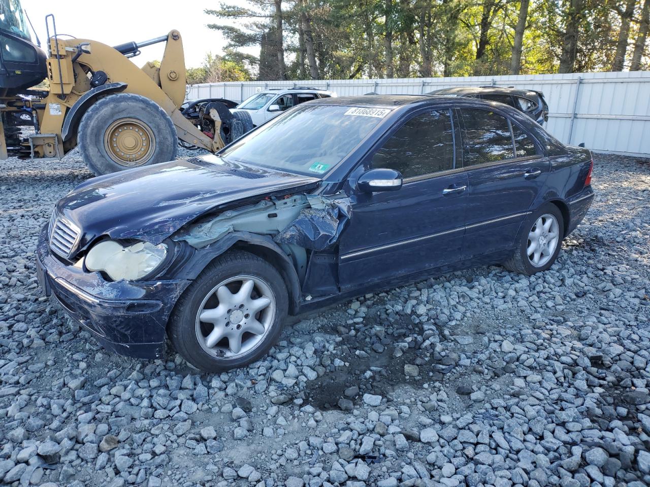 2003 Mercedes-benz C 240 Синий vin: WDBRF61JX3A482957