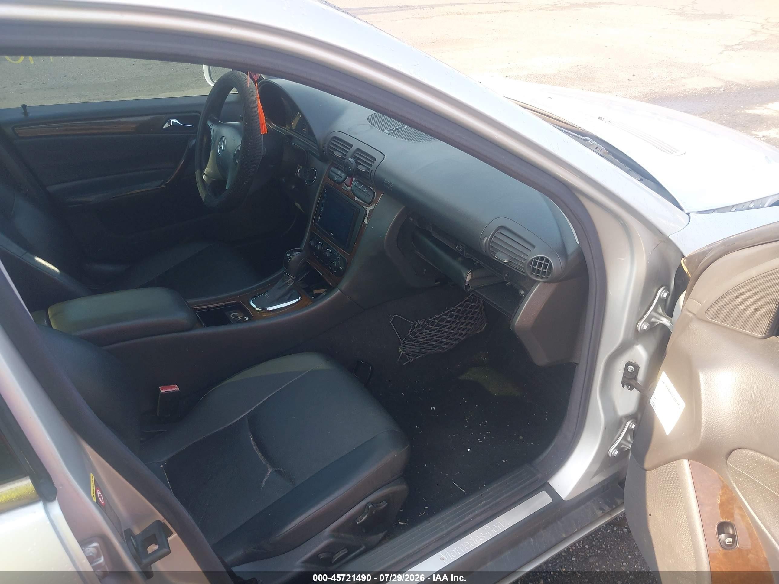 2003 Mercedes-benz C 240 Silver vin: WDBRF61JX3F300791
