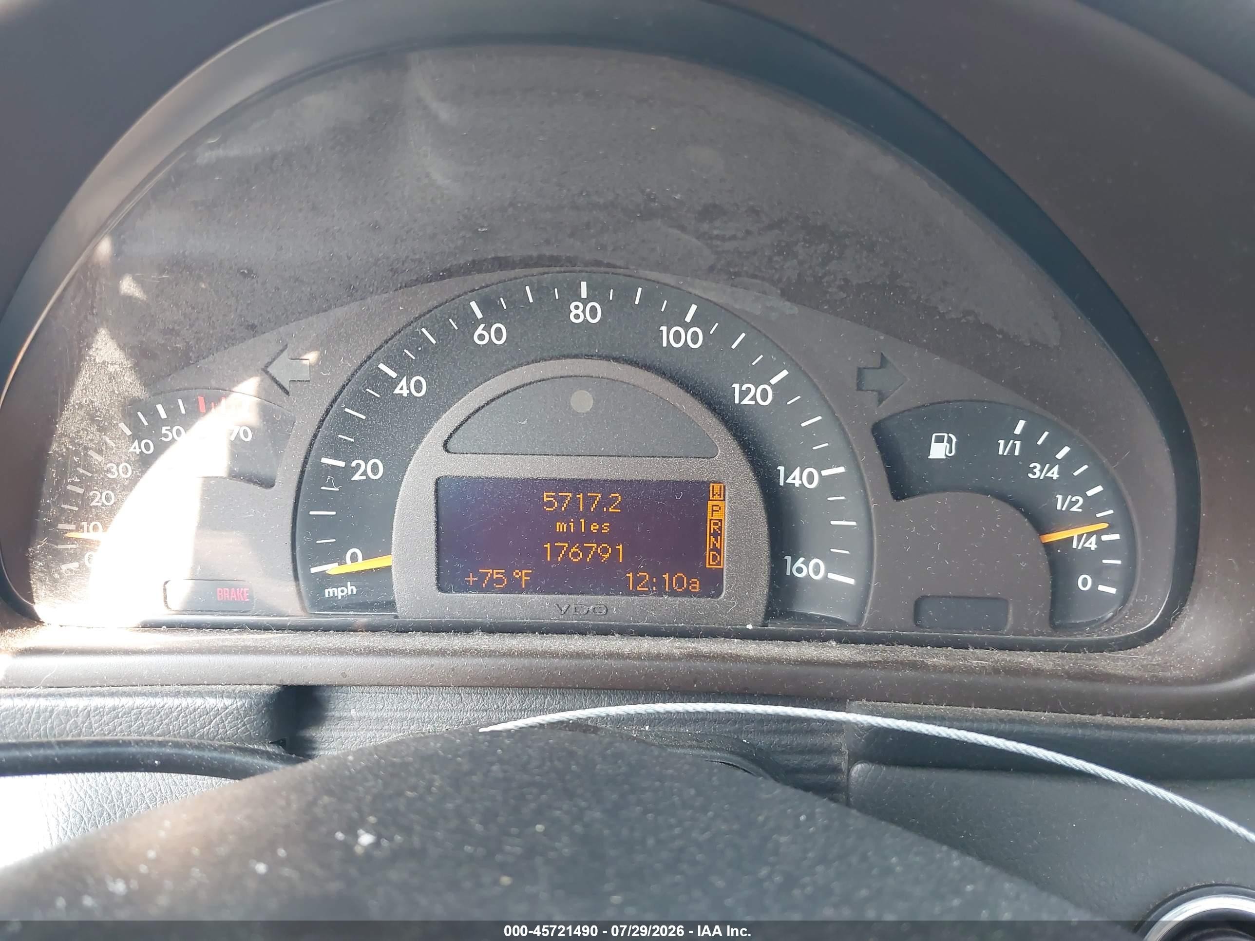 2003 Mercedes-benz C 240 Silver vin: WDBRF61JX3F300791