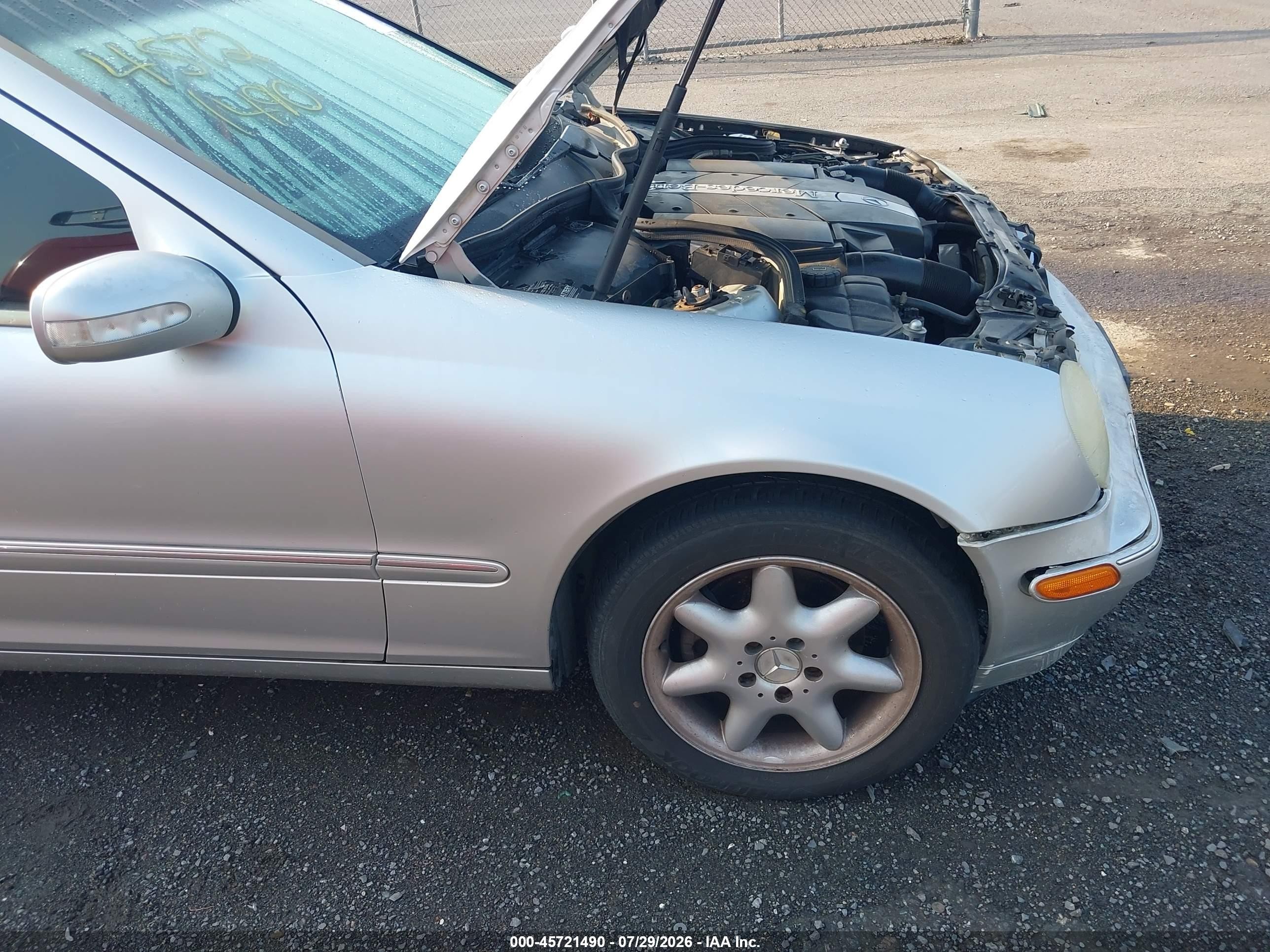 2003 Mercedes-benz C 240 Silver vin: WDBRF61JX3F300791