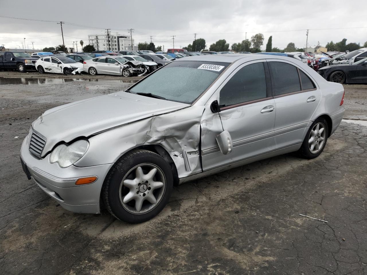 2003 Mercedes-benz C 240 Silver vin: WDBRF61JX3F318398