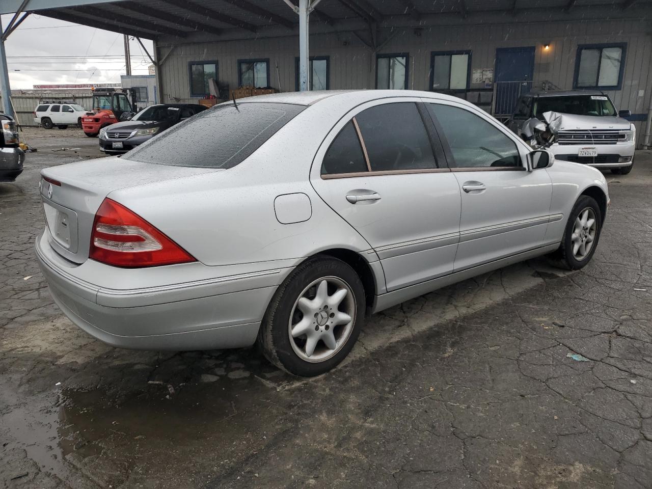 2003 Mercedes-benz C 240 Silver vin: WDBRF61JX3F318398