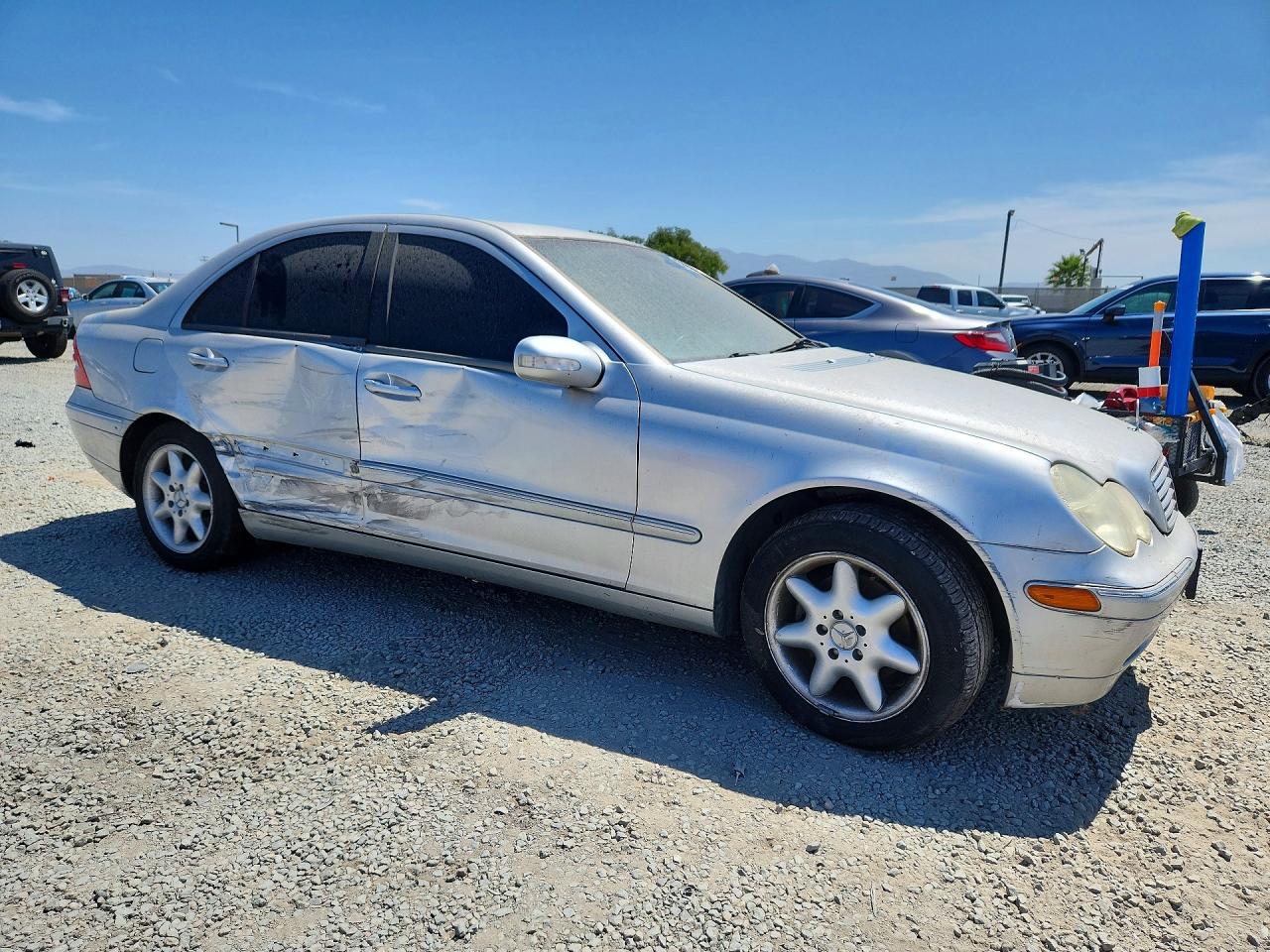2003 Mercedes-benz C 240 Gray vin: WDBRF61JX3F330003