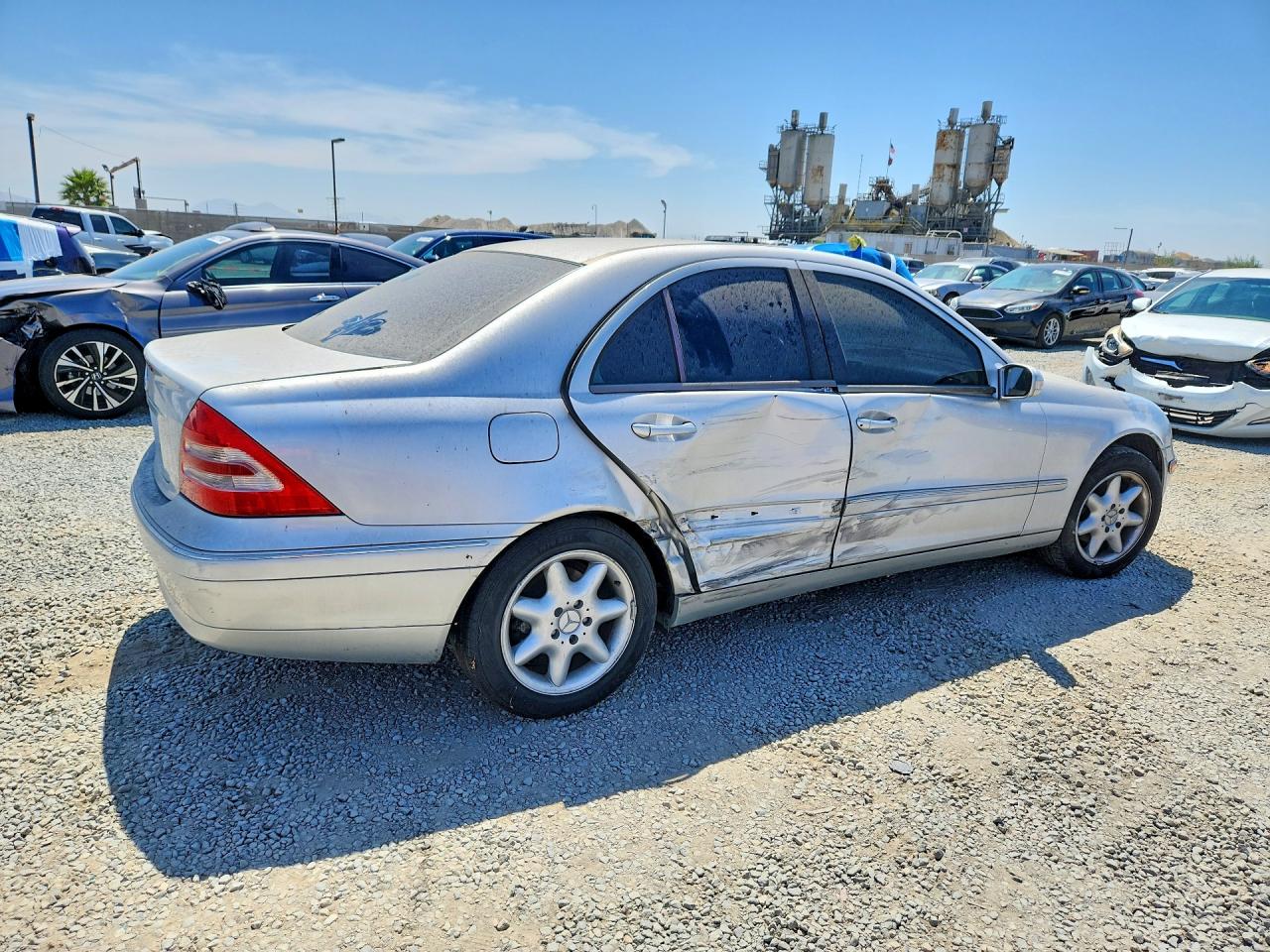 2003 Mercedes-benz C 240 Gray vin: WDBRF61JX3F330003