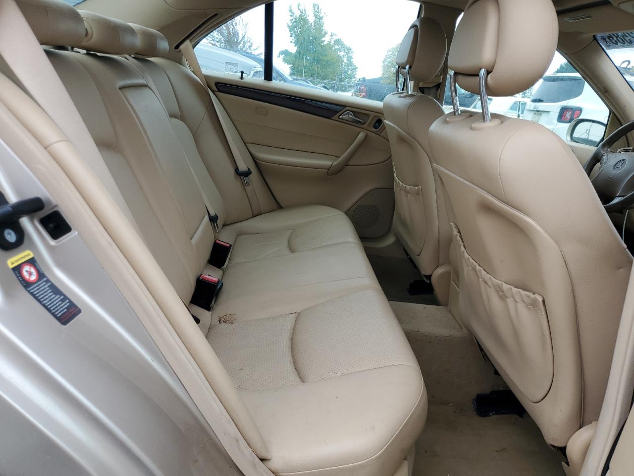 2003 Mercedes-benz C 240 Beige vin: WDBRF61JX3F330180