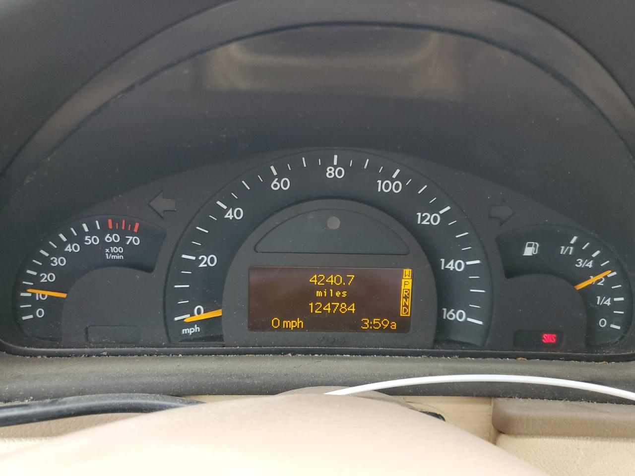 2003 Mercedes-benz C 240 Beige vin: WDBRF61JX3F330180