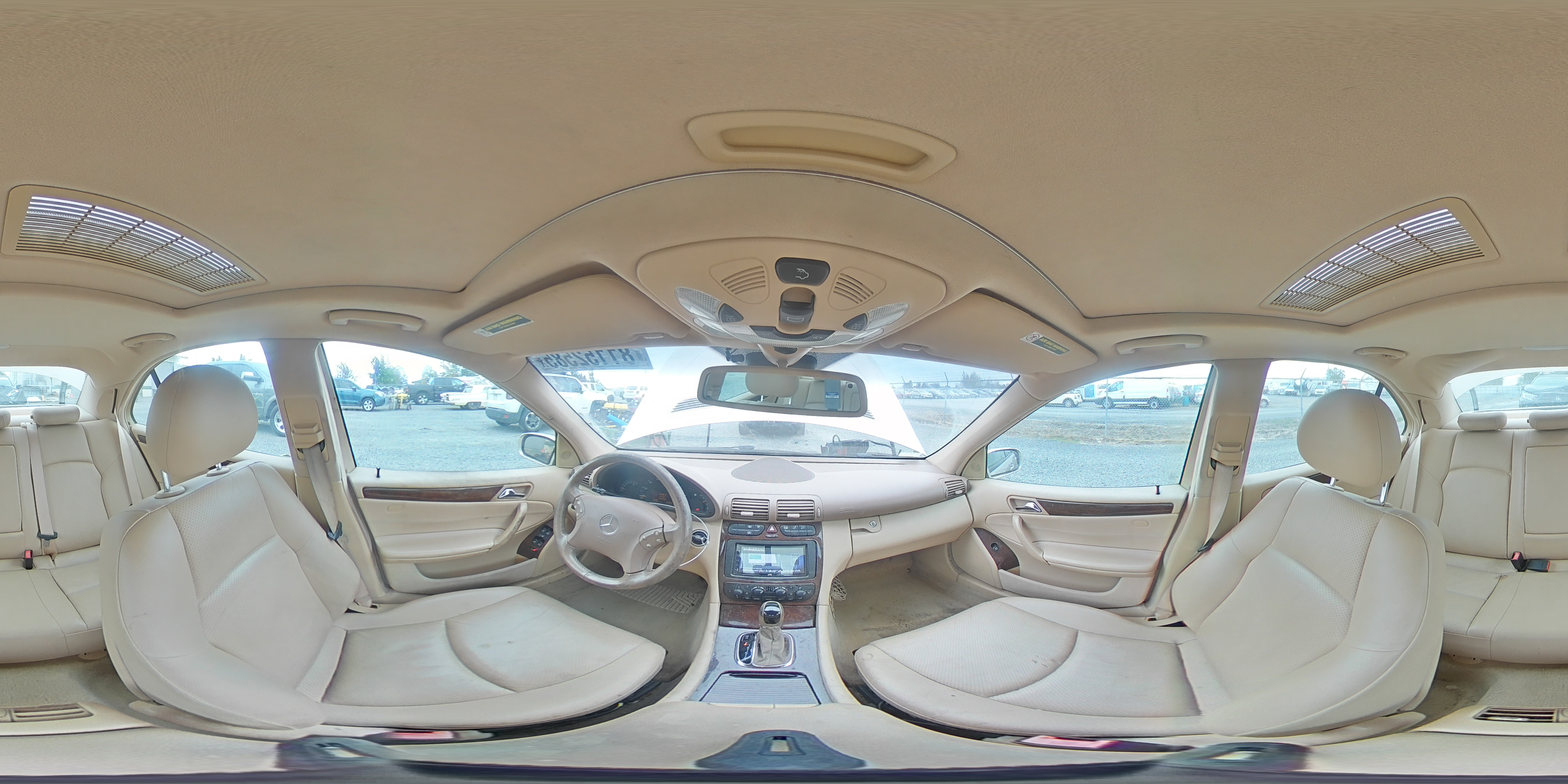 2003 Mercedes-benz C 240 Beige vin: WDBRF61JX3F330180