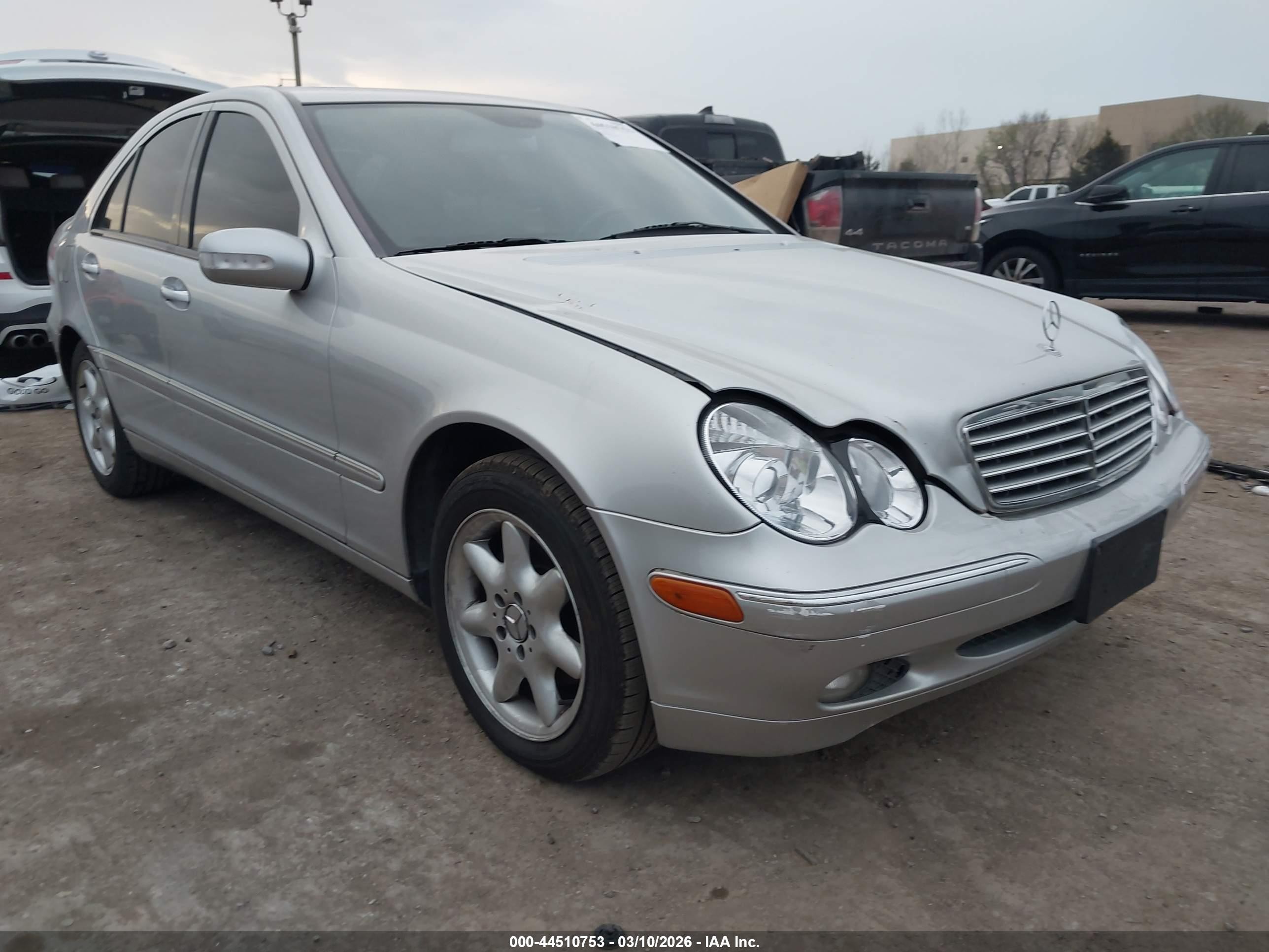 2003 Mercedes-benz C 240   Silver vin: WDBRF61JX3F351952