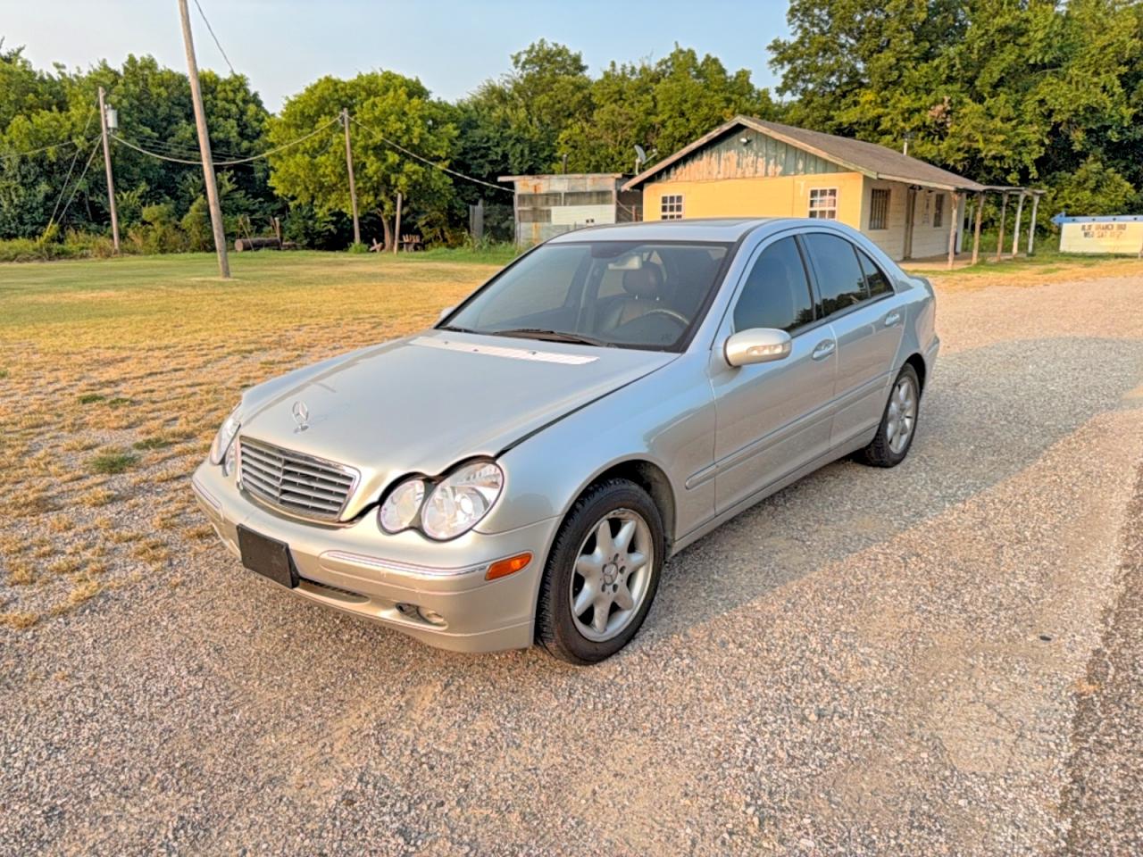 2003 Mercedes-benz C 240 Silver vin: WDBRF61JX3F351952