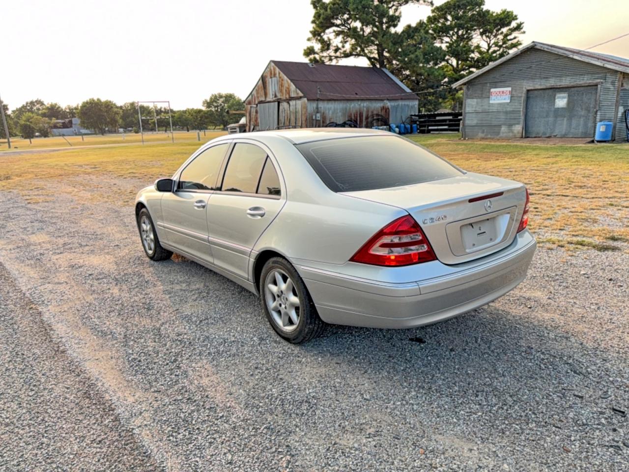 2003 Mercedes-benz C 240 Silver vin: WDBRF61JX3F351952