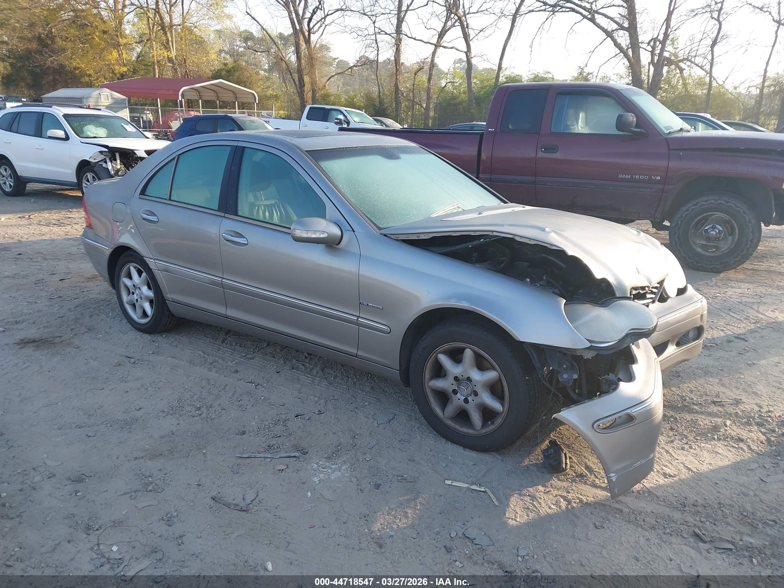 2003 Mercedes-benz C 240   Silver vin: WDBRF61JX3F361705