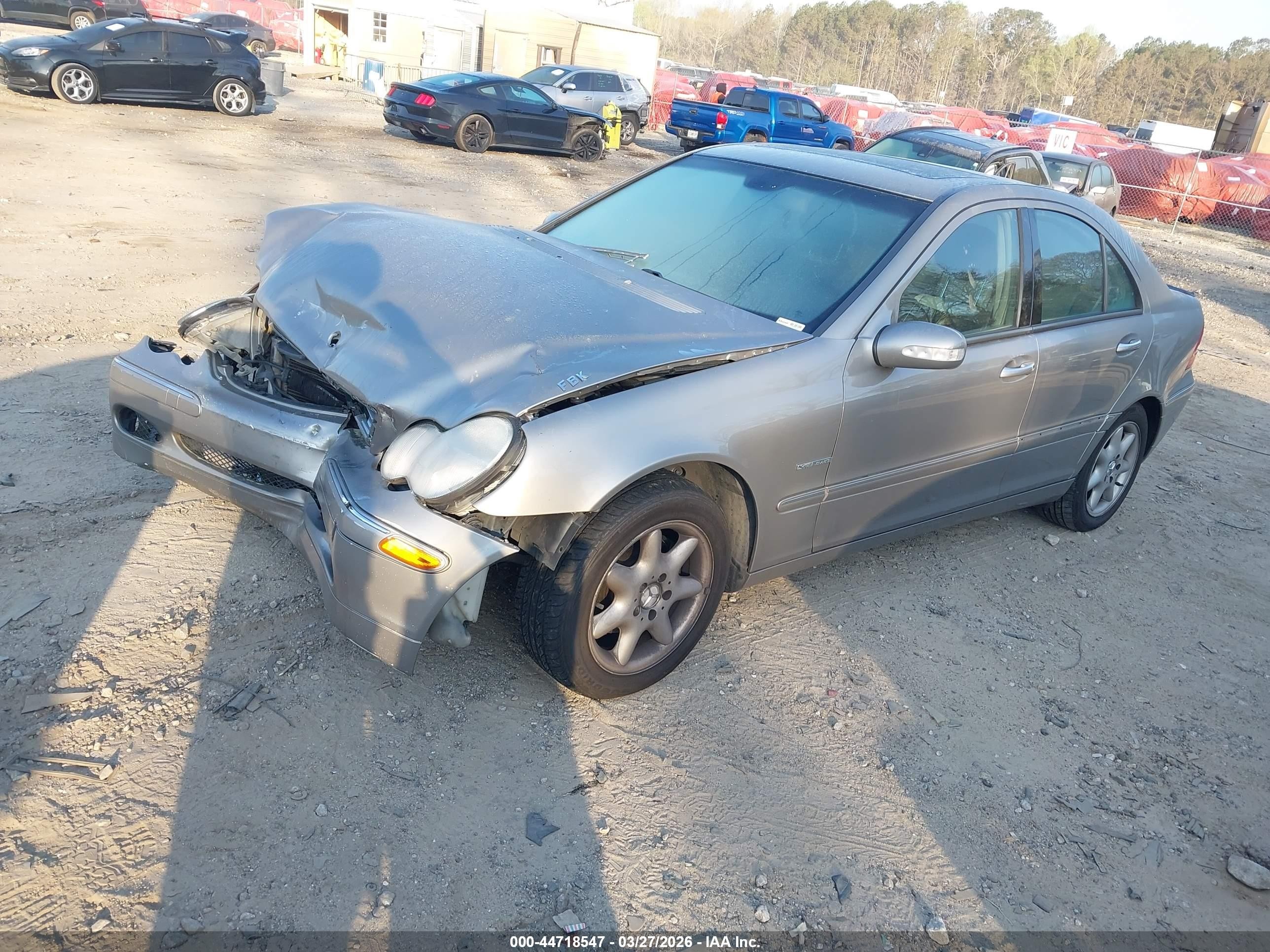 2003 Mercedes-benz C 240   Silver vin: WDBRF61JX3F361705