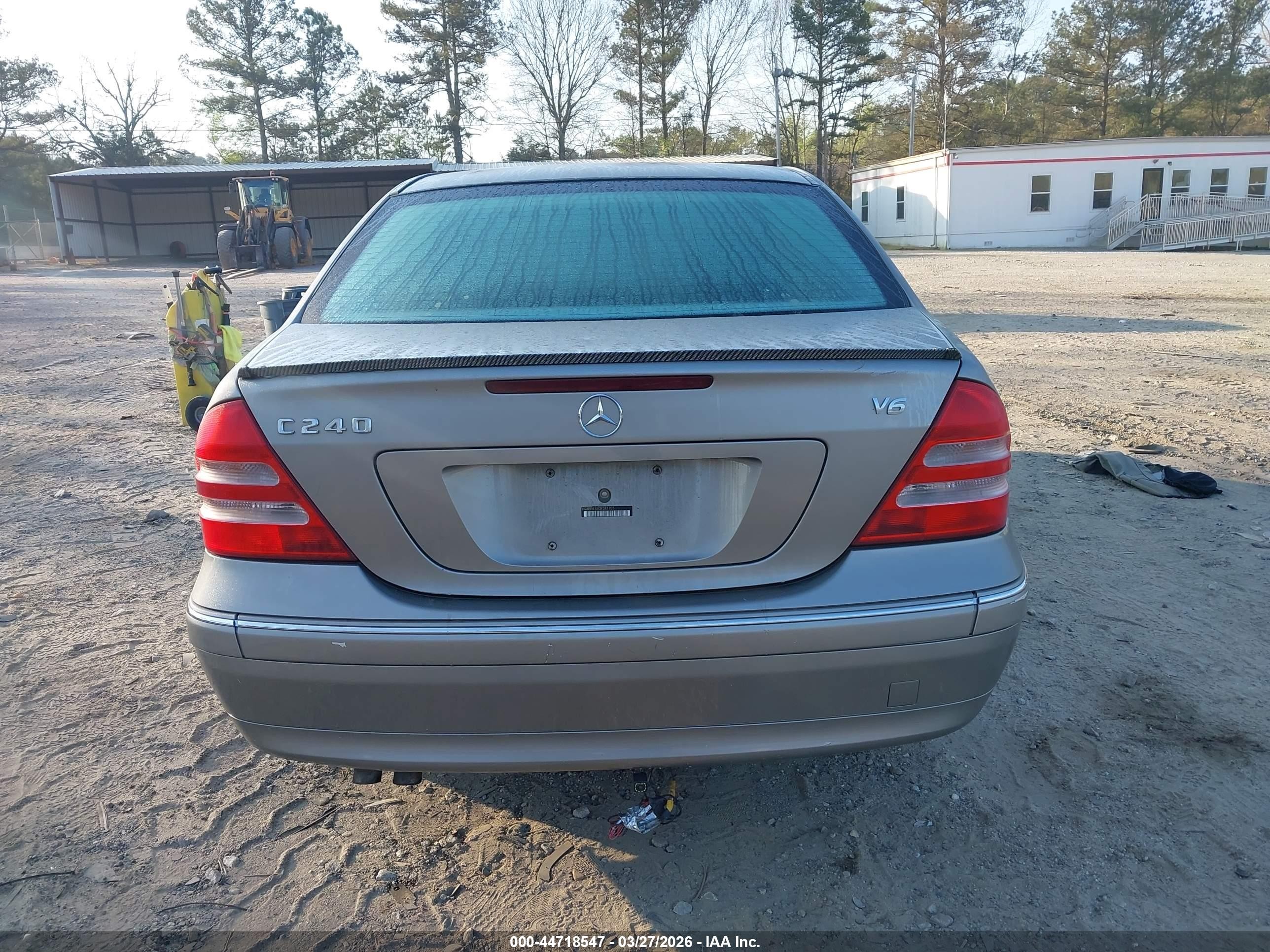 2003 Mercedes-benz C 240   Silver vin: WDBRF61JX3F361705