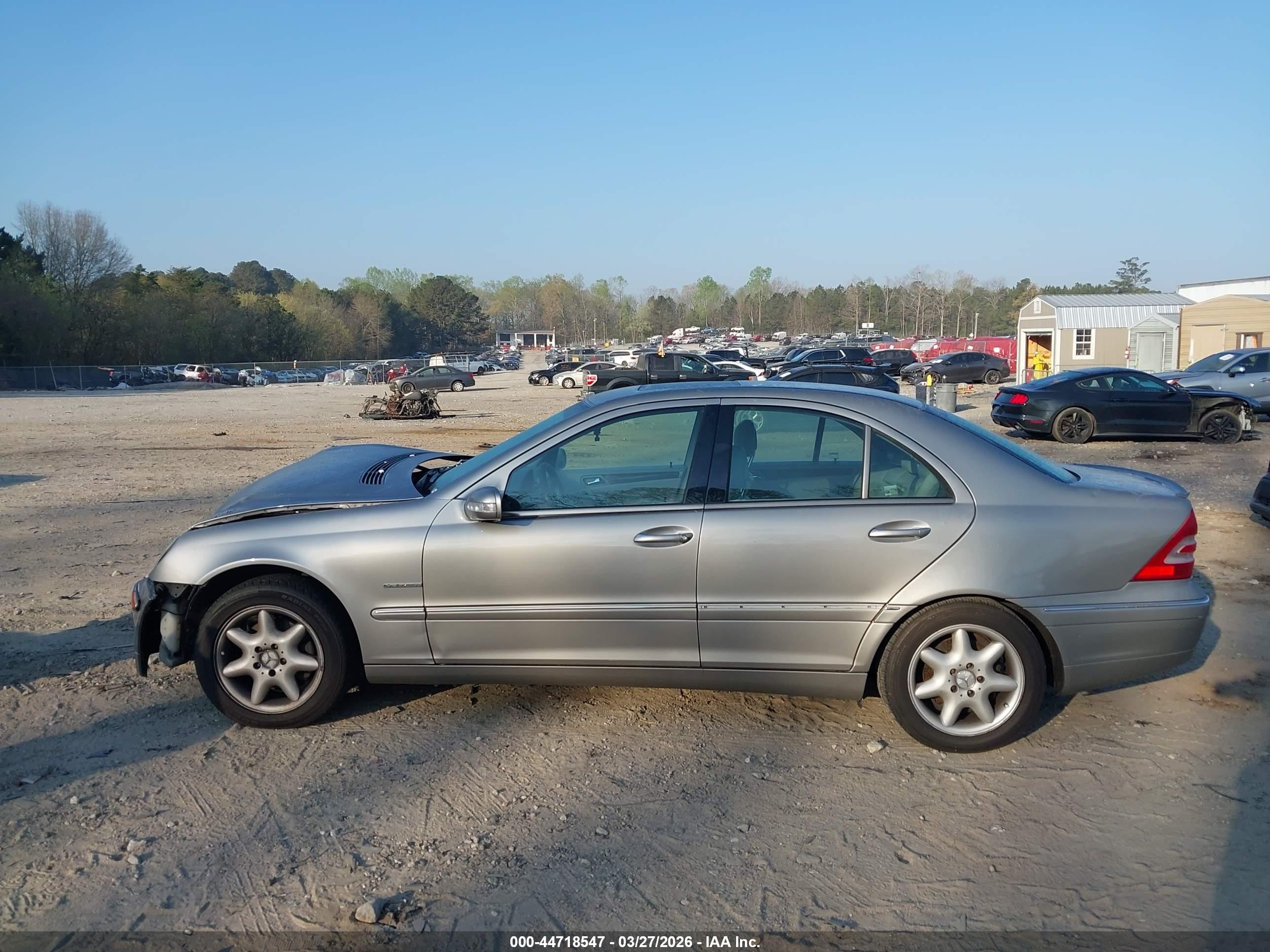 2003 Mercedes-benz C 240   Silver vin: WDBRF61JX3F361705