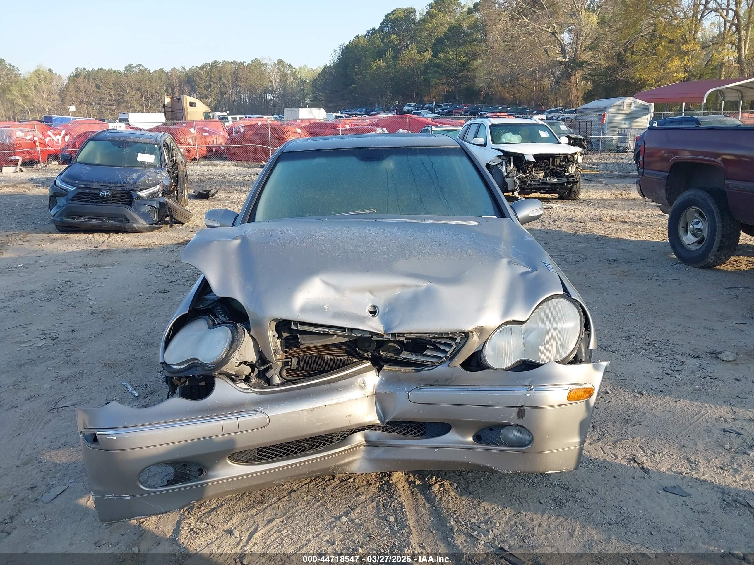 2003 Mercedes-benz C 240   Silver vin: WDBRF61JX3F361705