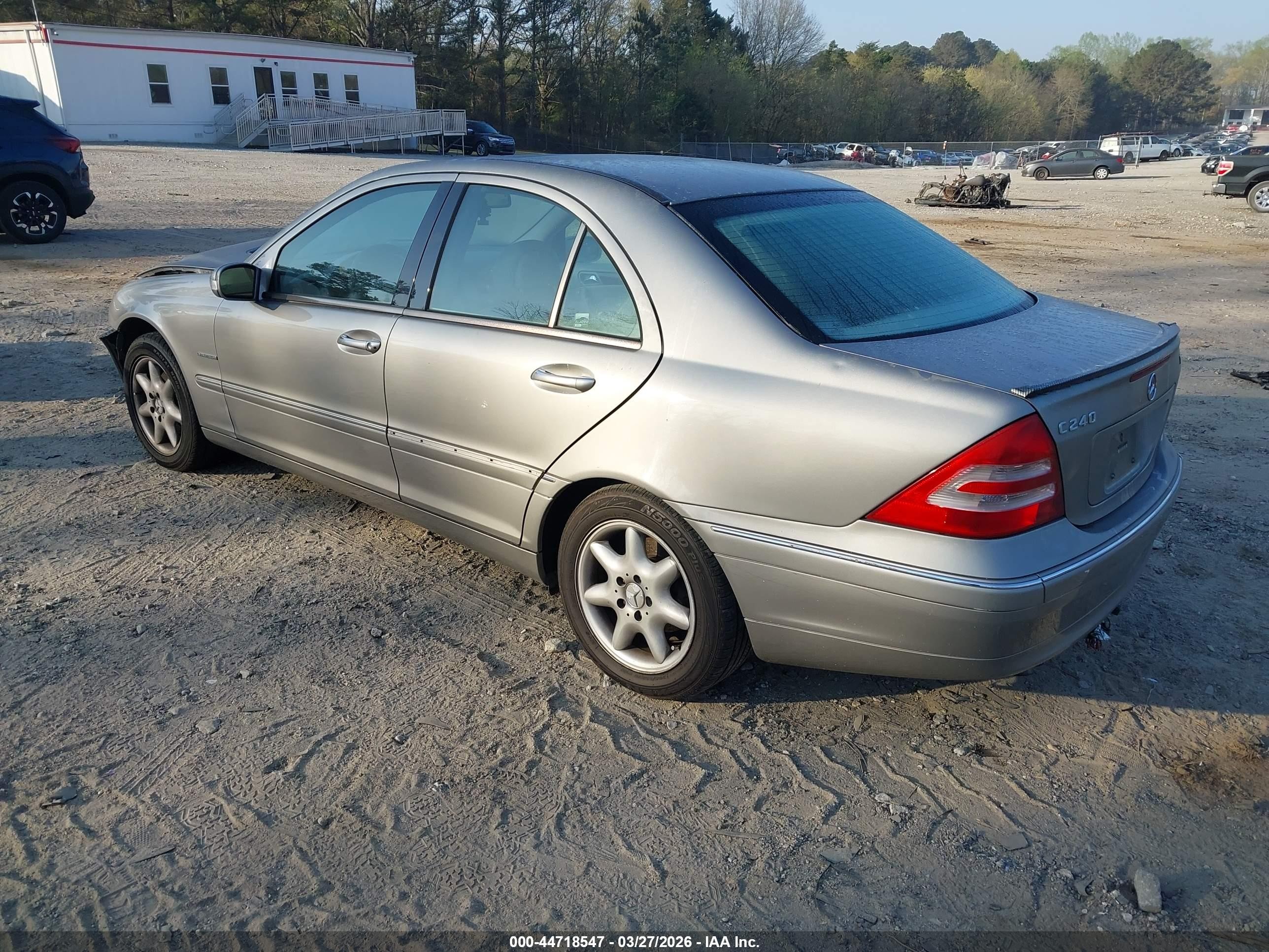 2003 Mercedes-benz C 240   Silver vin: WDBRF61JX3F361705
