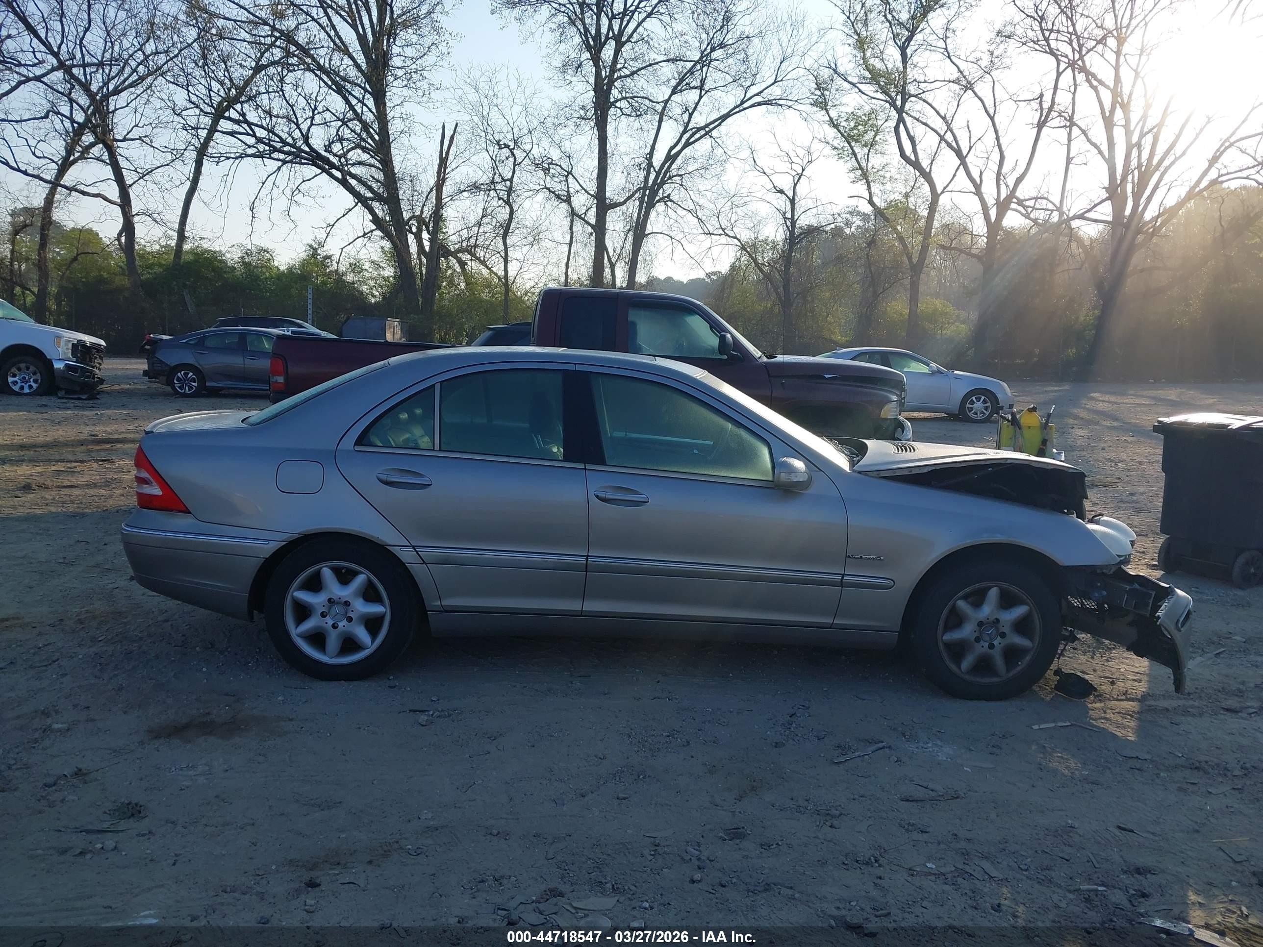 2003 Mercedes-benz C 240   Silver vin: WDBRF61JX3F361705