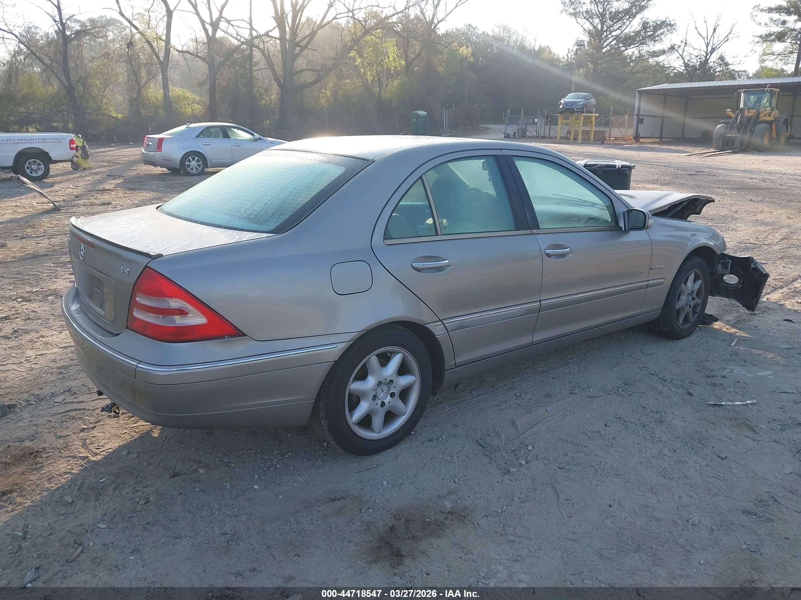 2003 Mercedes-benz C 240   Silver vin: WDBRF61JX3F361705
