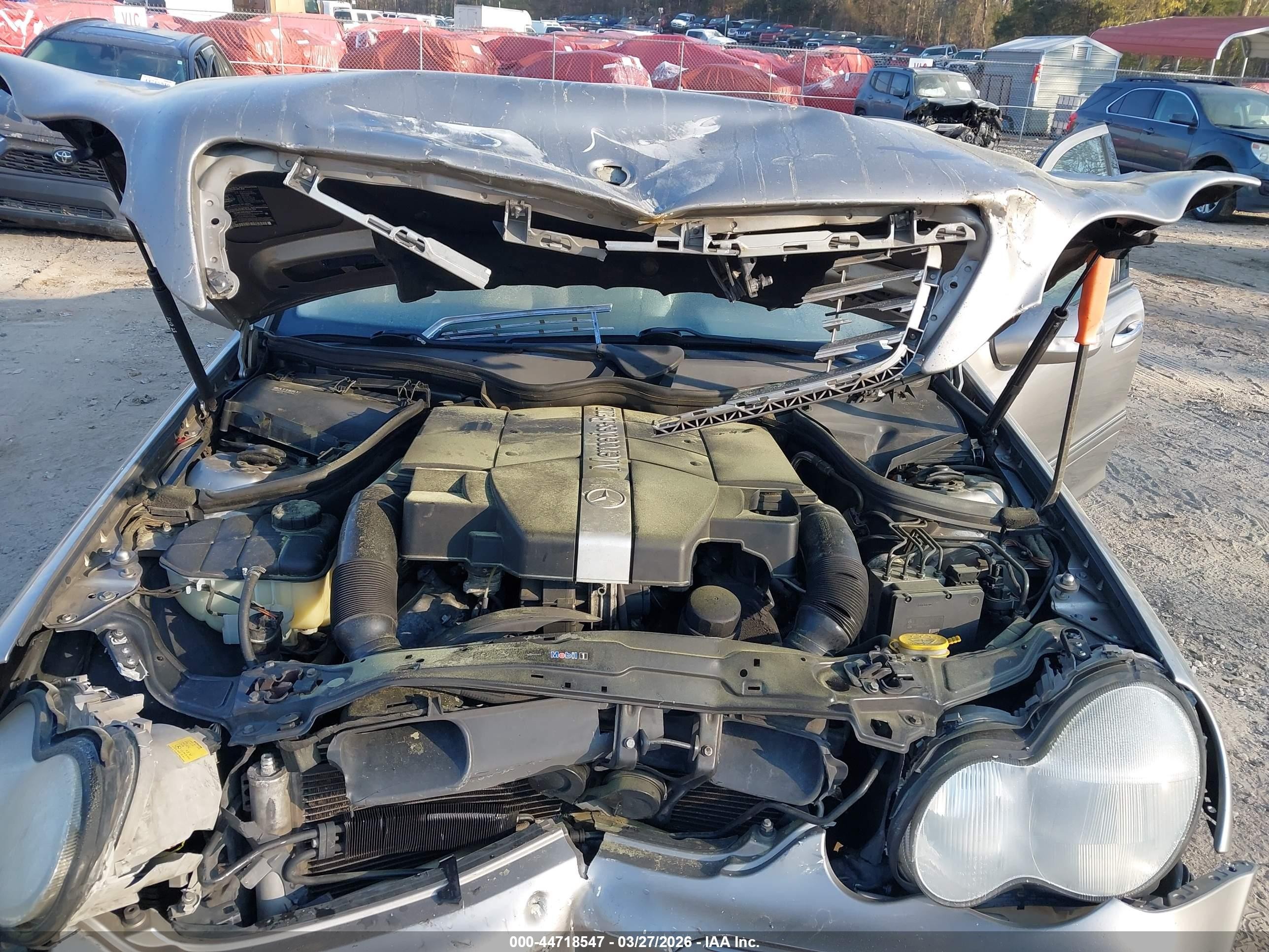 2003 Mercedes-benz C 240   Silver vin: WDBRF61JX3F361705
