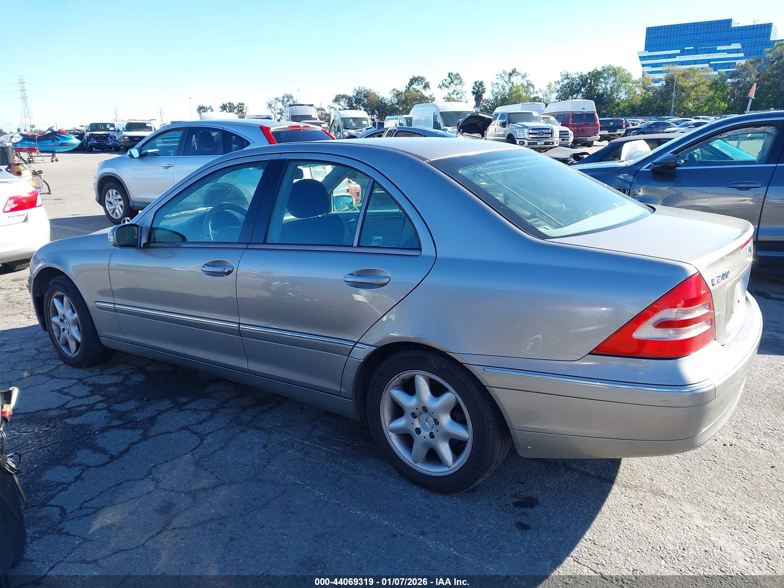 2003 Mercedes-benz C 240   Silver vin: WDBRF61JX3F389598