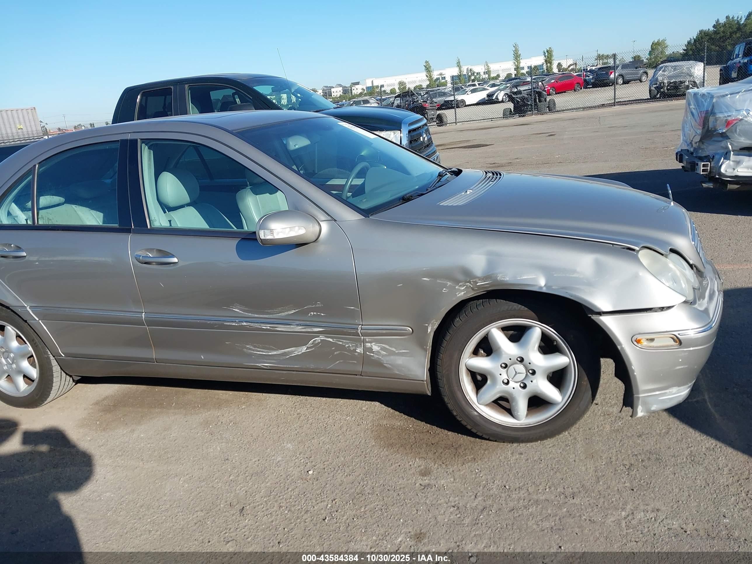 2003 Mercedes-benz C 240   Silver vin: WDBRF61JX3F395837