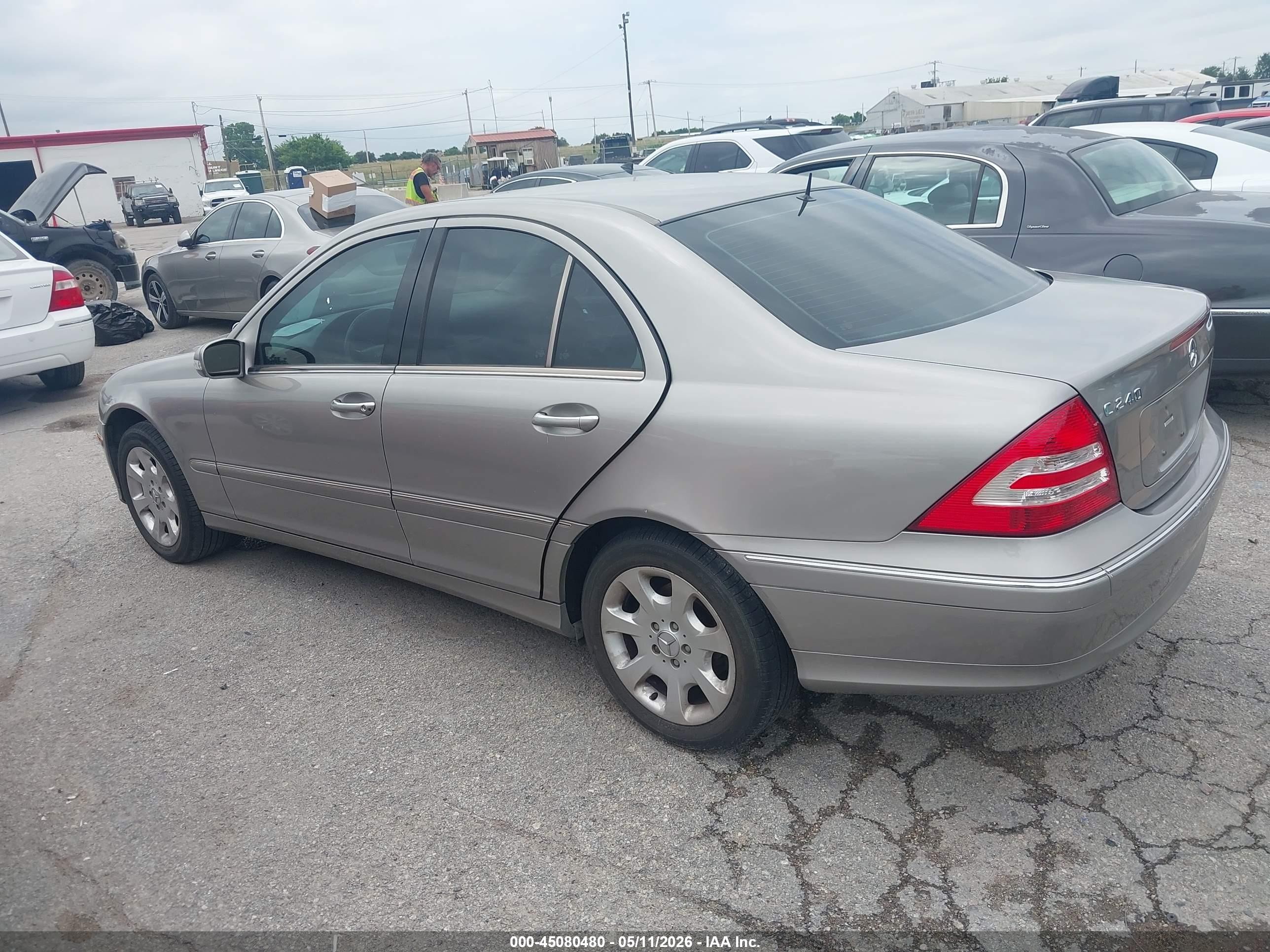 2005 Mercedes-benz C 240 Luxury Gray vin: WDBRF61JX5A678657