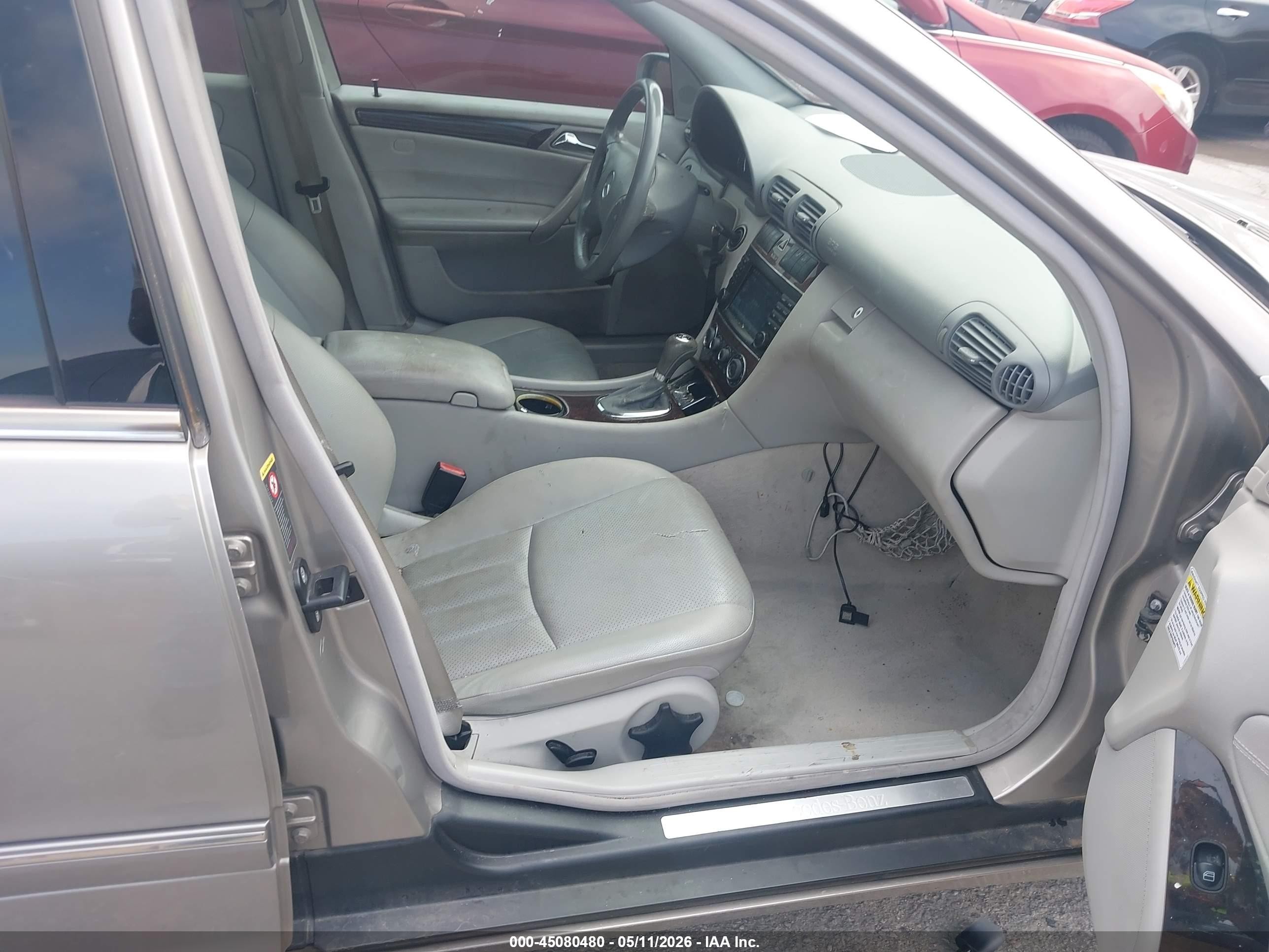 2005 Mercedes-benz C 240 Luxury Gray vin: WDBRF61JX5A678657