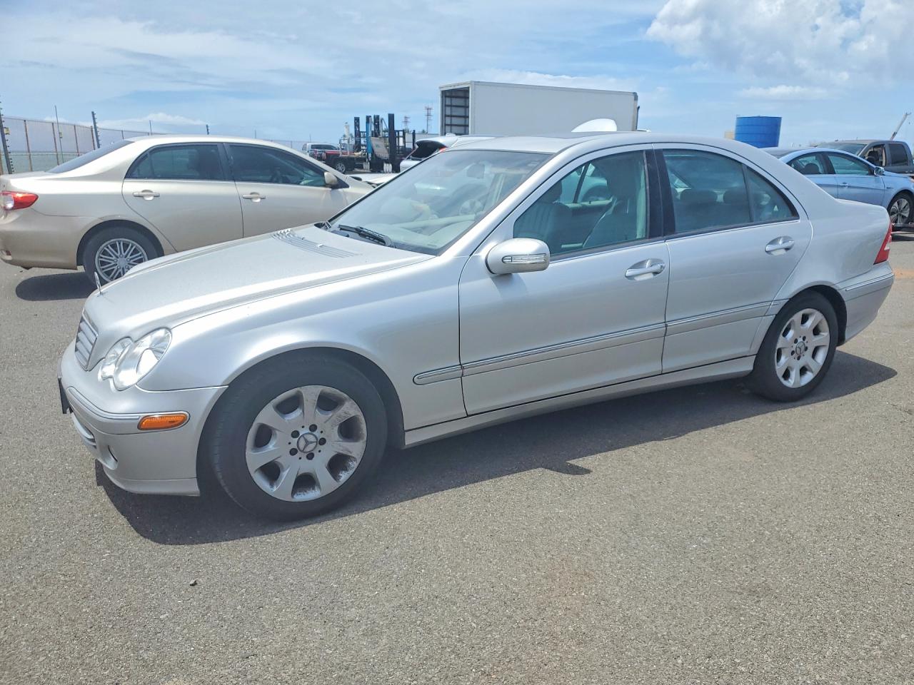 2005 Mercedes-benz C 240 Silver vin: WDBRF61JX5F610085