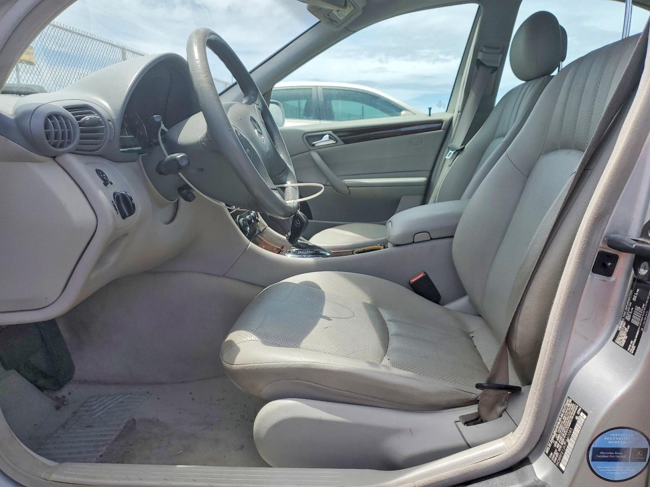 2005 Mercedes-benz C 240 Silver vin: WDBRF61JX5F610085