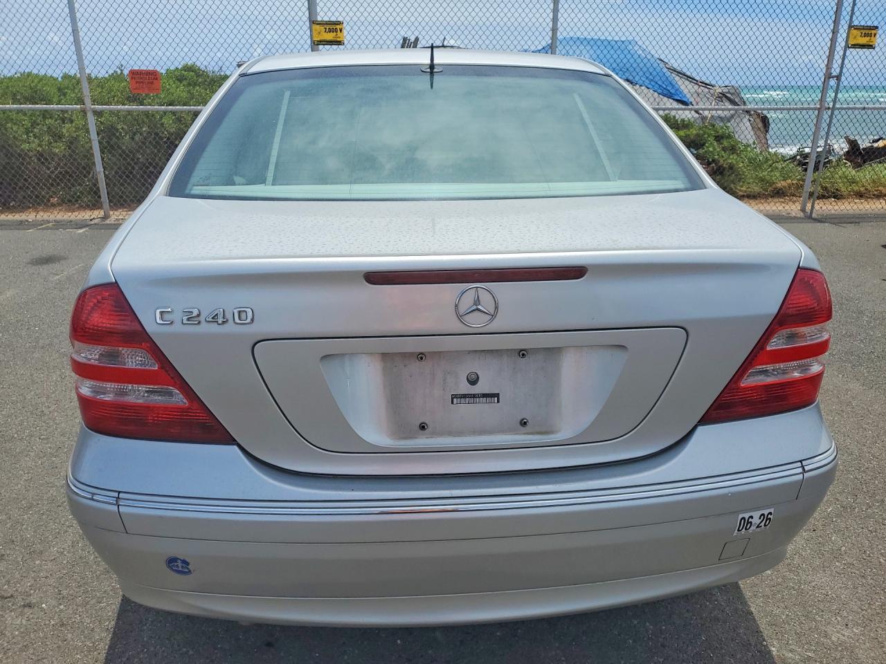 2005 Mercedes-benz C 240 Silver vin: WDBRF61JX5F610085