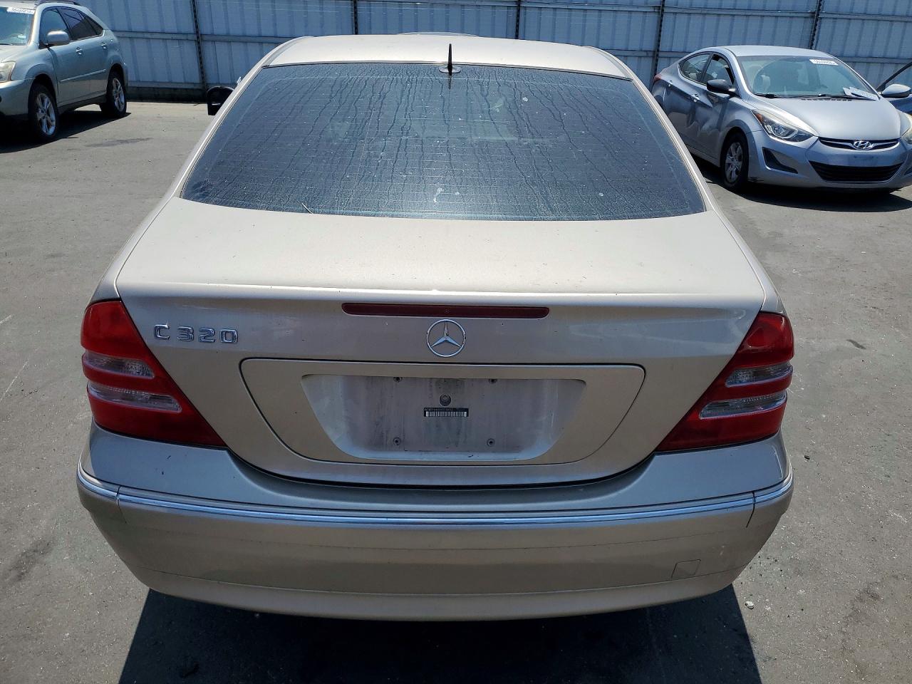 2001 Mercedes-benz C 320 Tan vin: WDBRF64J01F018412