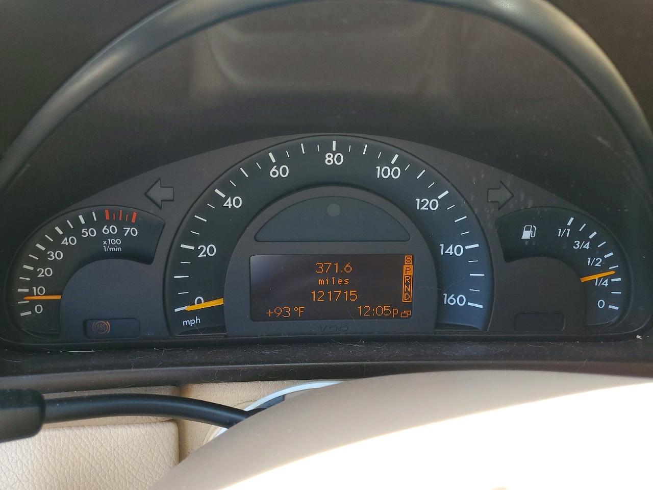 2001 Mercedes-benz C 320 Tan vin: WDBRF64J01F018412