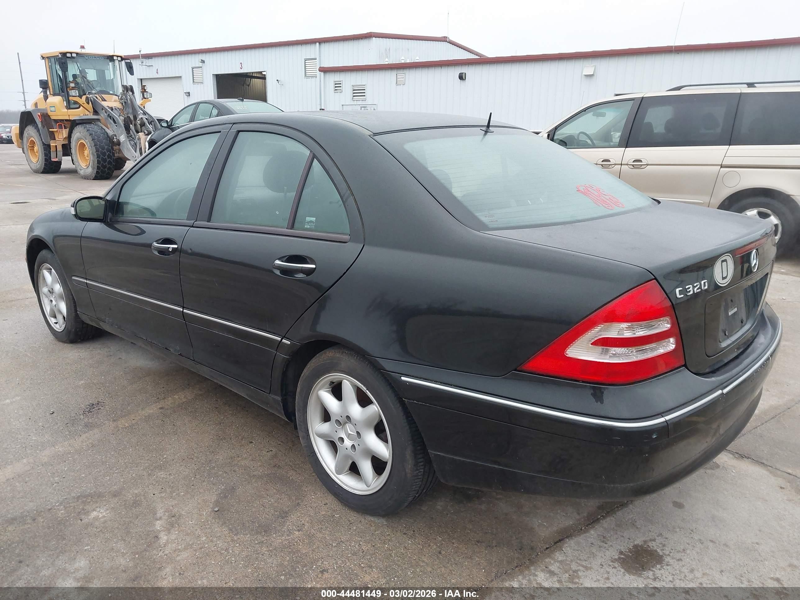 2001 Mercedes-benz C 320   Black vin: WDBRF64J01F112032