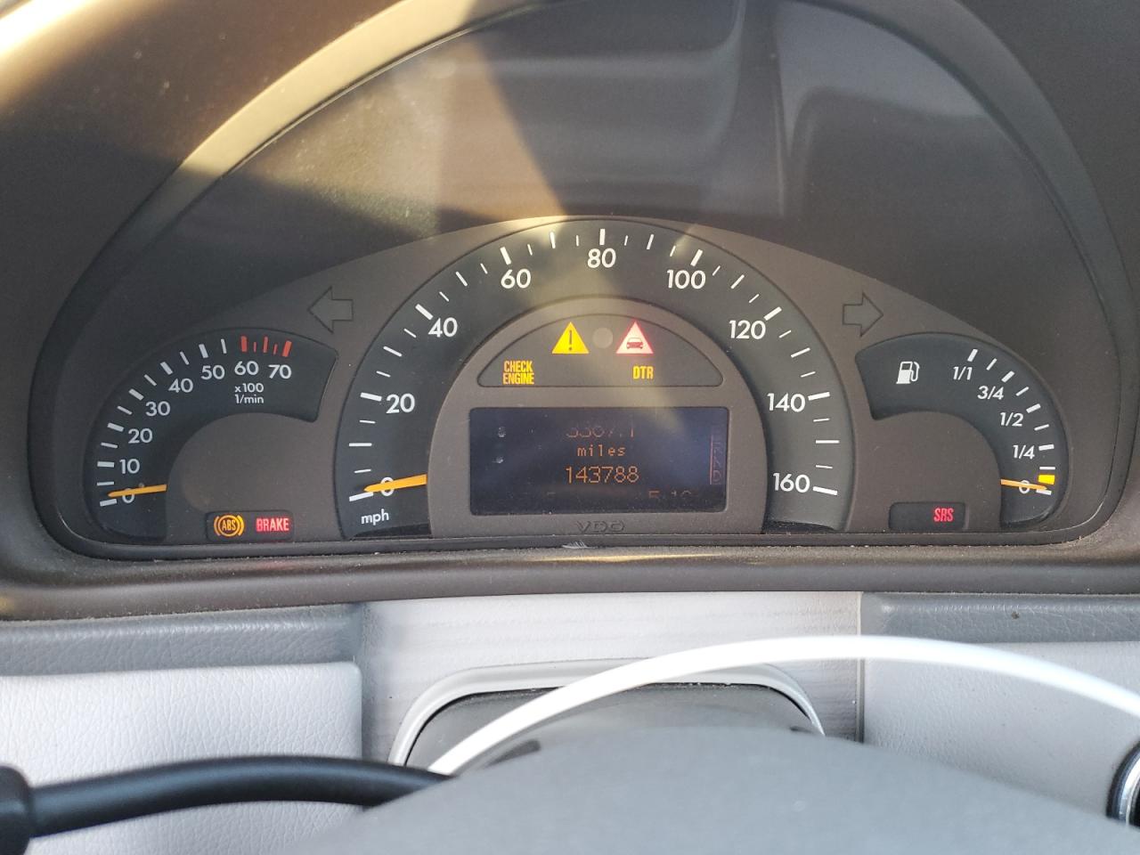 2002 Mercedes-benz C 320 Silver vin: WDBRF64J02F241566