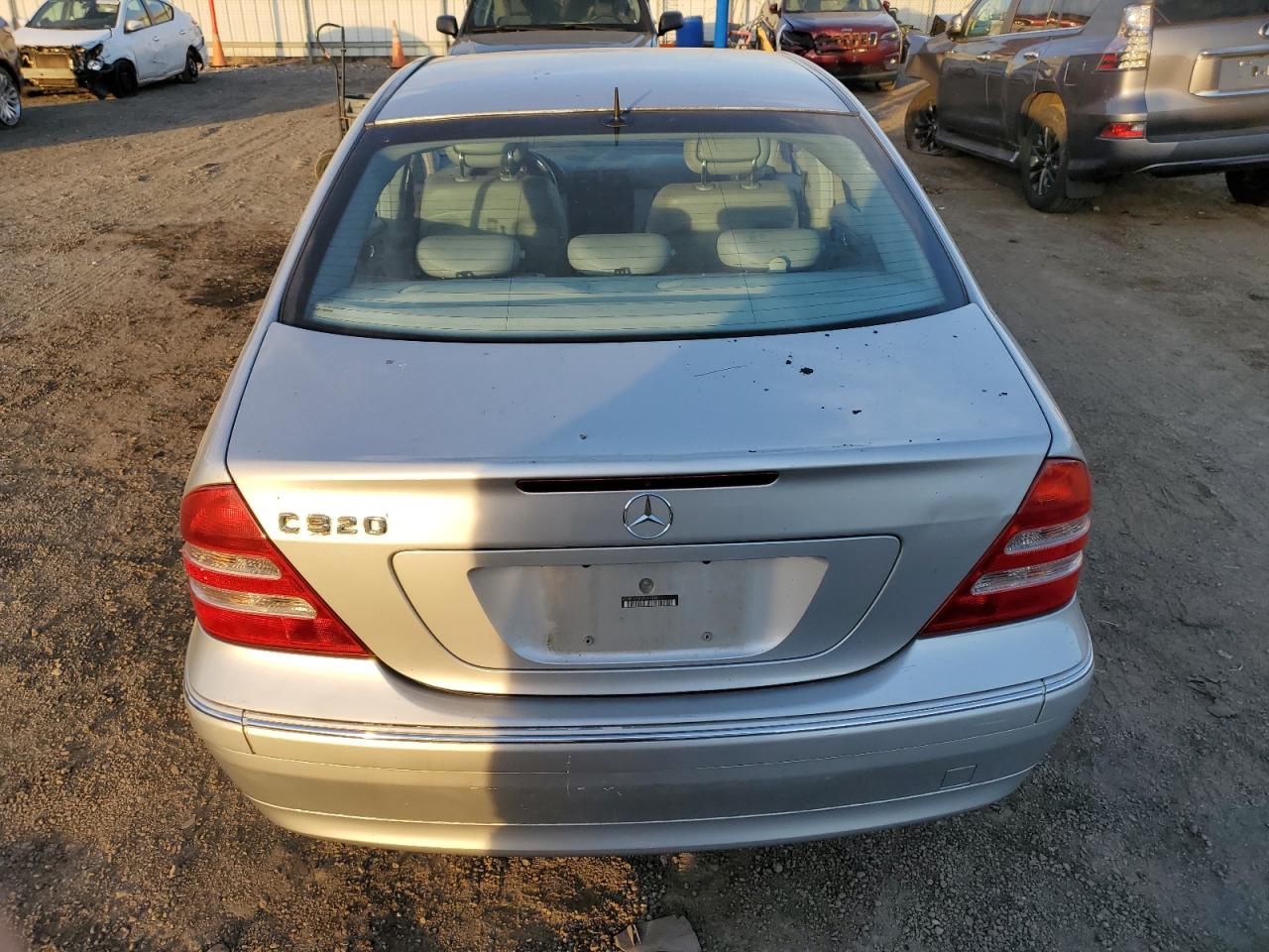2002 Mercedes-benz C 320 Silver vin: WDBRF64J02F241566