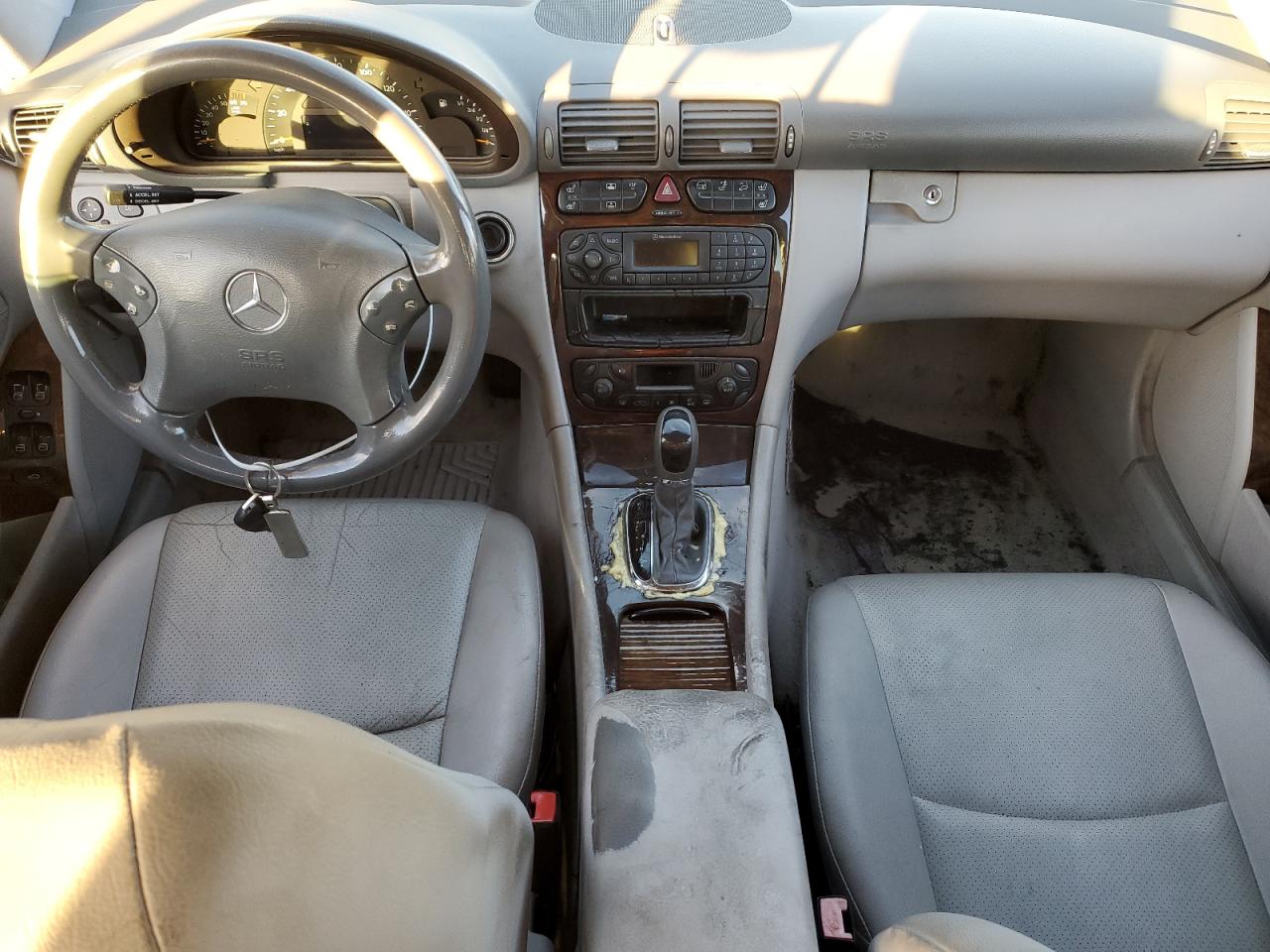 2002 Mercedes-benz C 320 Silver vin: WDBRF64J02F241566