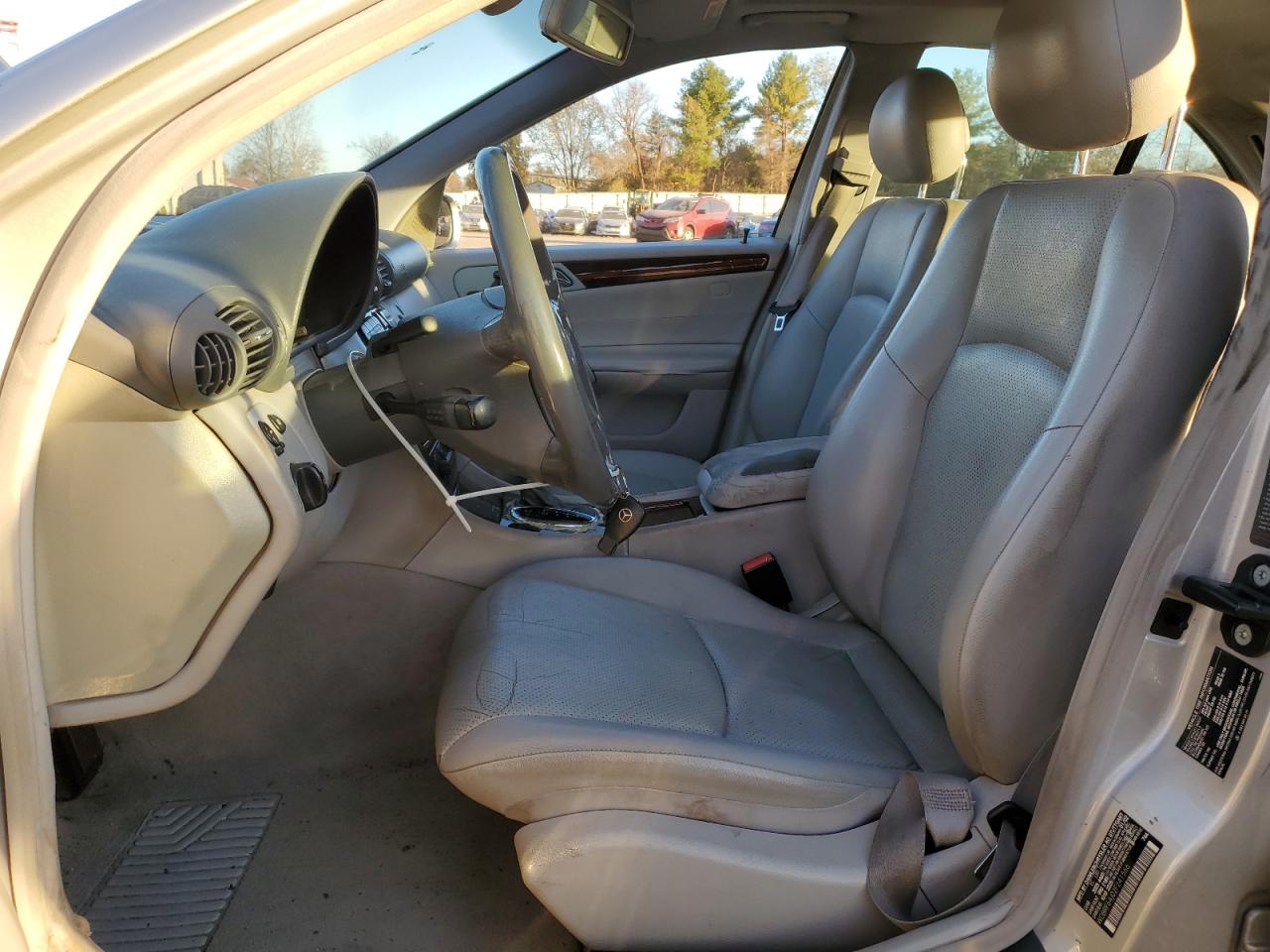 2002 Mercedes-benz C 320 Silver vin: WDBRF64J02F241566
