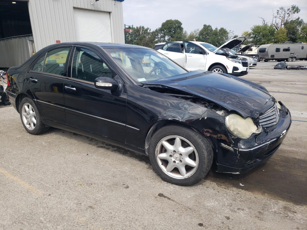 2002 Mercedes-benz C 320 Black vin: WDBRF64J02F263194