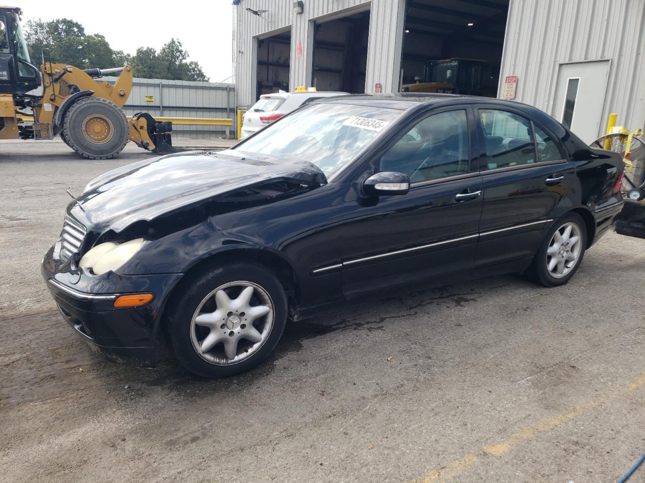 2002 Mercedes-benz C 320 Black vin: WDBRF64J02F263194