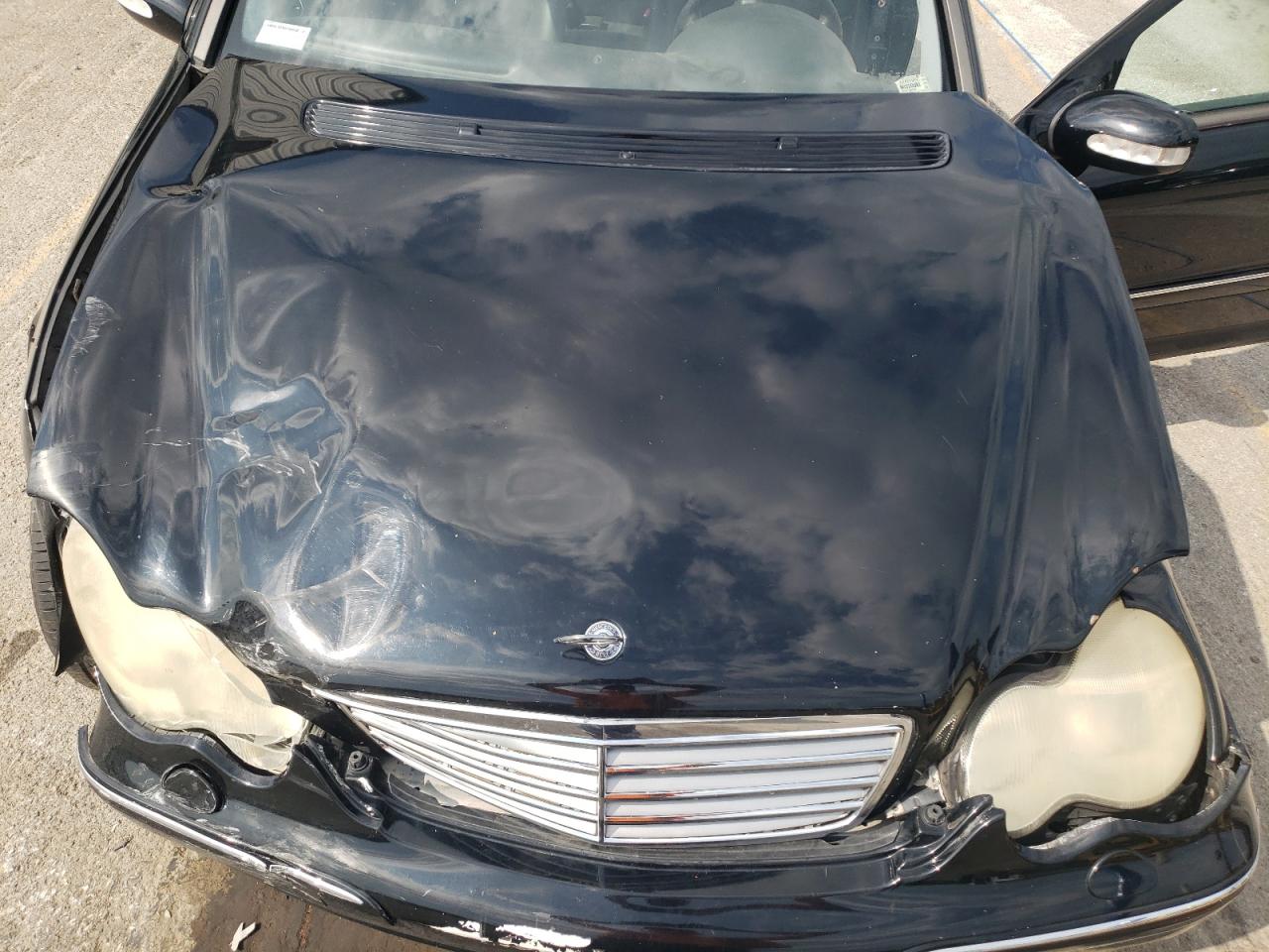2002 Mercedes-benz C 320 Black vin: WDBRF64J02F263194