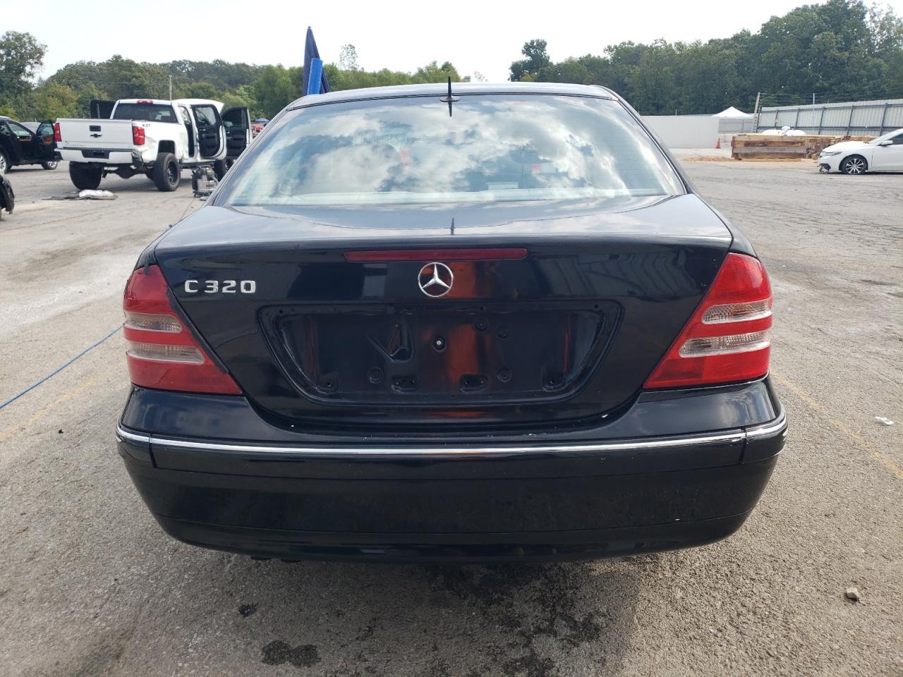 2002 Mercedes-benz C 320 Black vin: WDBRF64J02F263194